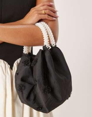 【英国発Sister Jane】Fortune faux-fur top handle bag 21076_BLAC_1__23022.1730387078