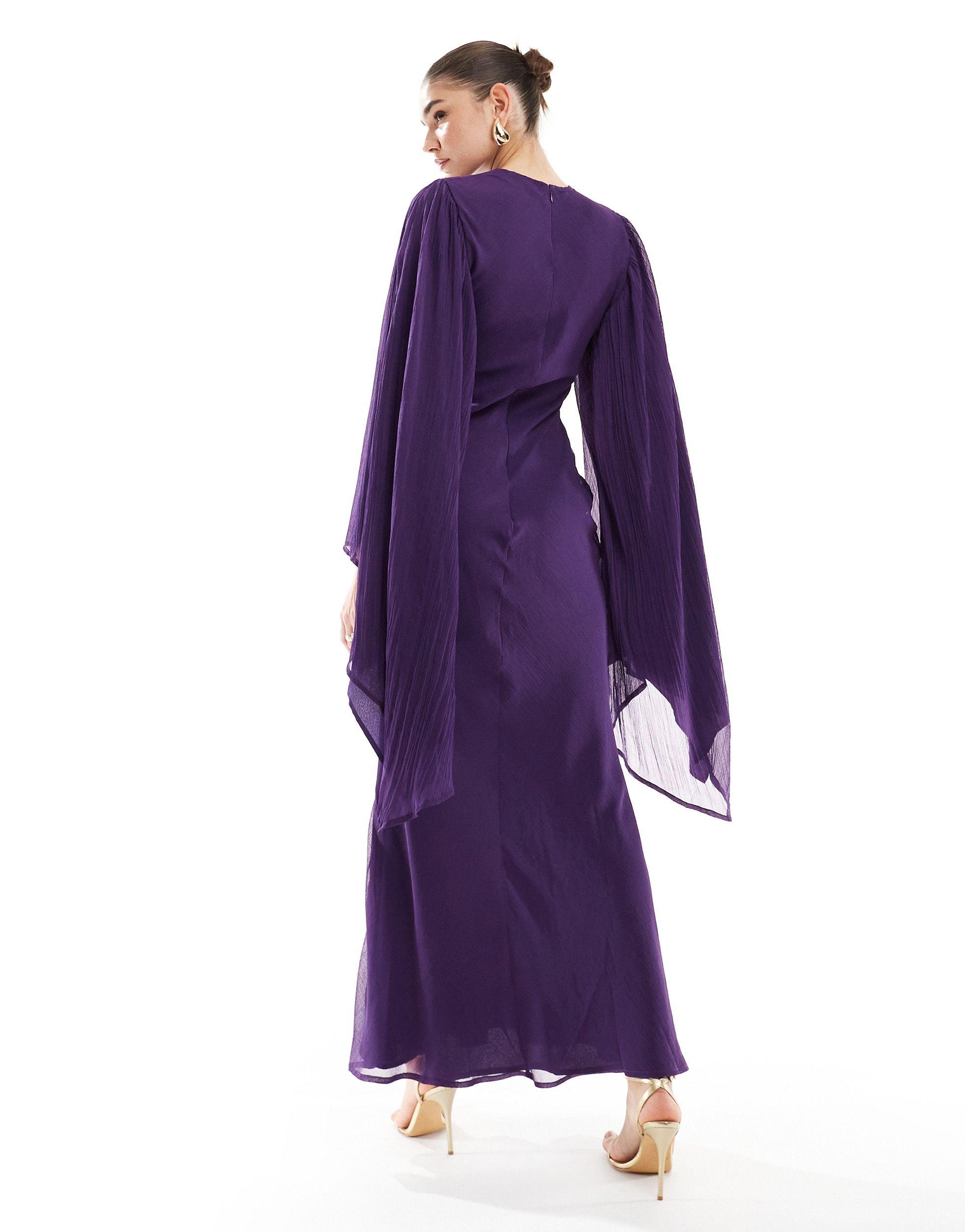 chinese dress ladies Buxom Couture Plus Size Floral Puff Sleeve Maxi Dress main image 0