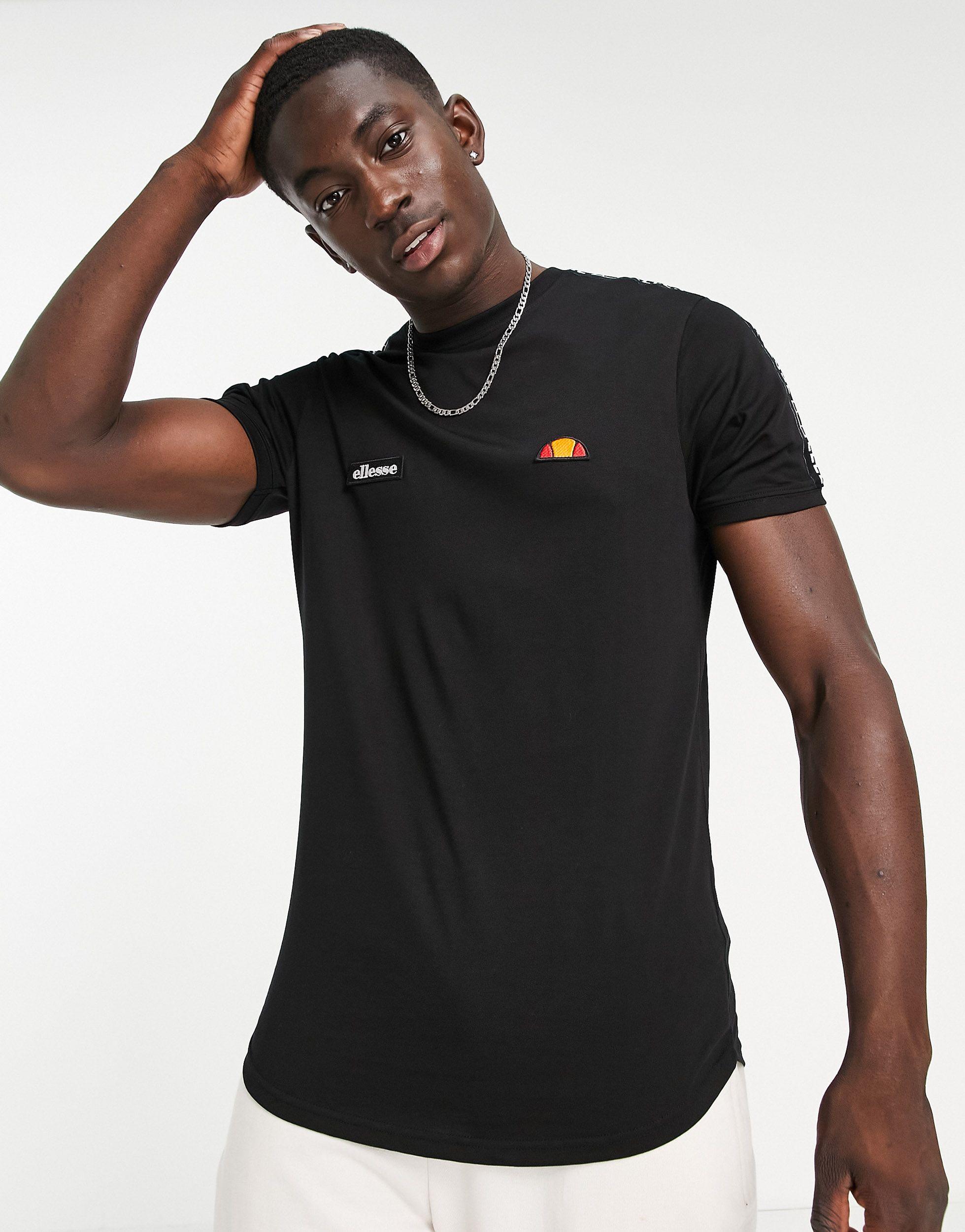 Ellesse Fede T-shirt With Taping in Black for Men - Lyst
