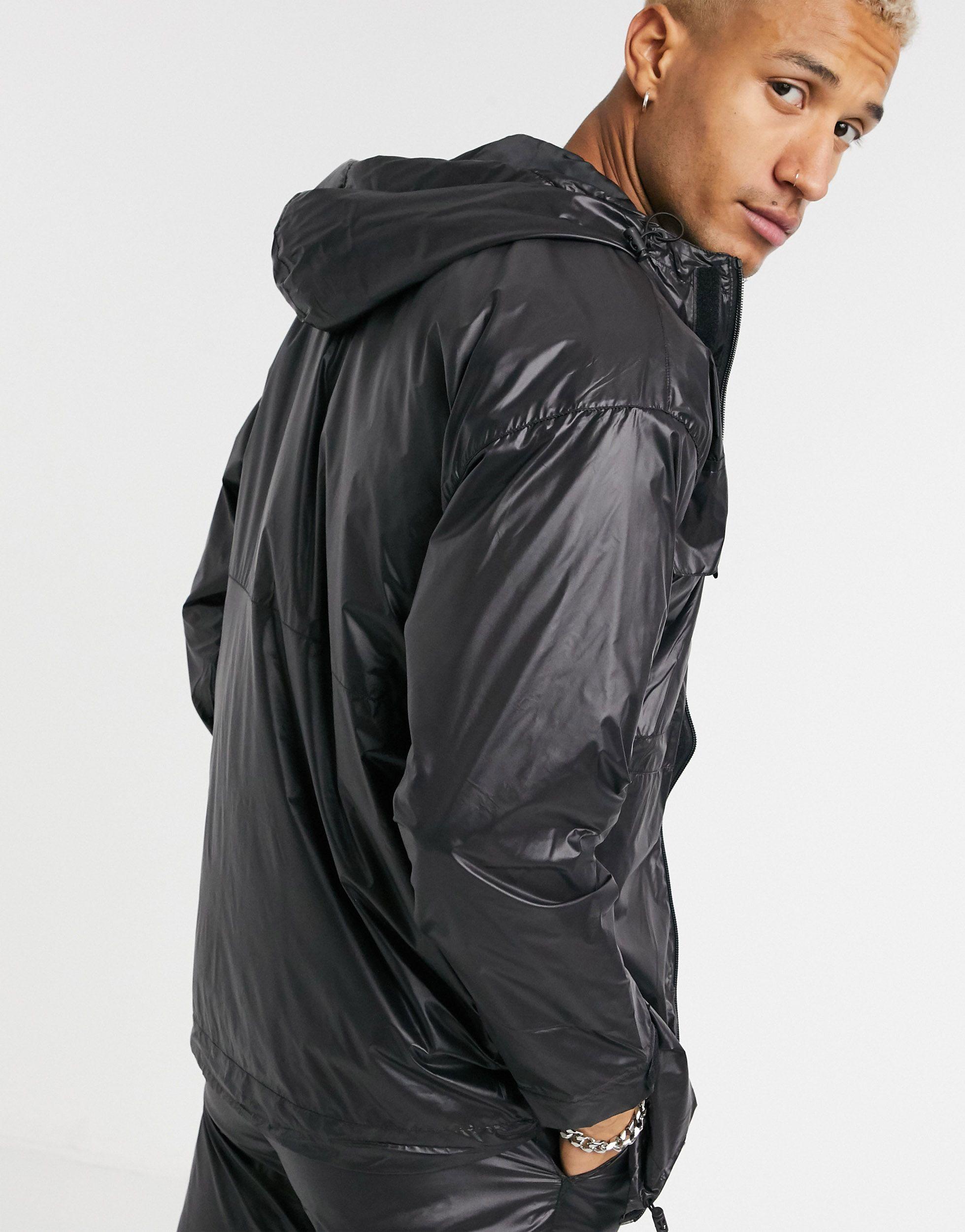 Criminal Damage Synthetic Nylon Utility Windbreaker Jacket in Black for Men  | Lyst