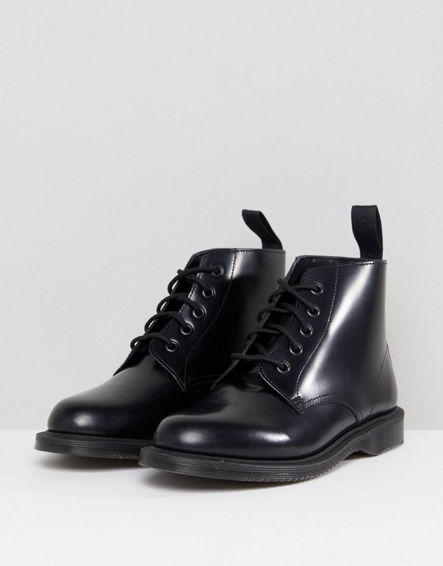 Dr. Martens Emmeline Refined Lace Up Leather Boot in Black - Lyst