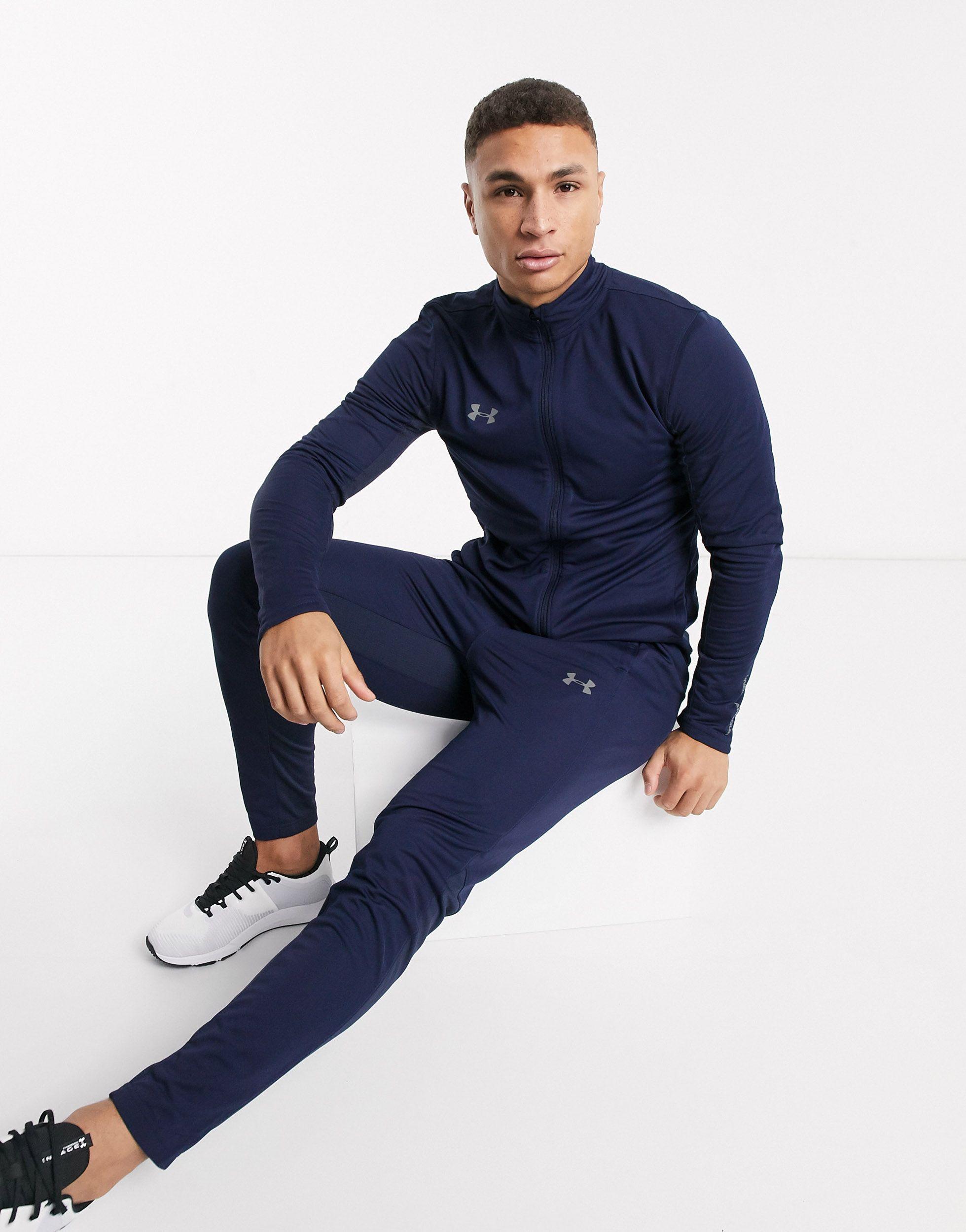 Under Armour Challenger Ii Knit Tracksuit in Navy (Blue) for Men | Lyst