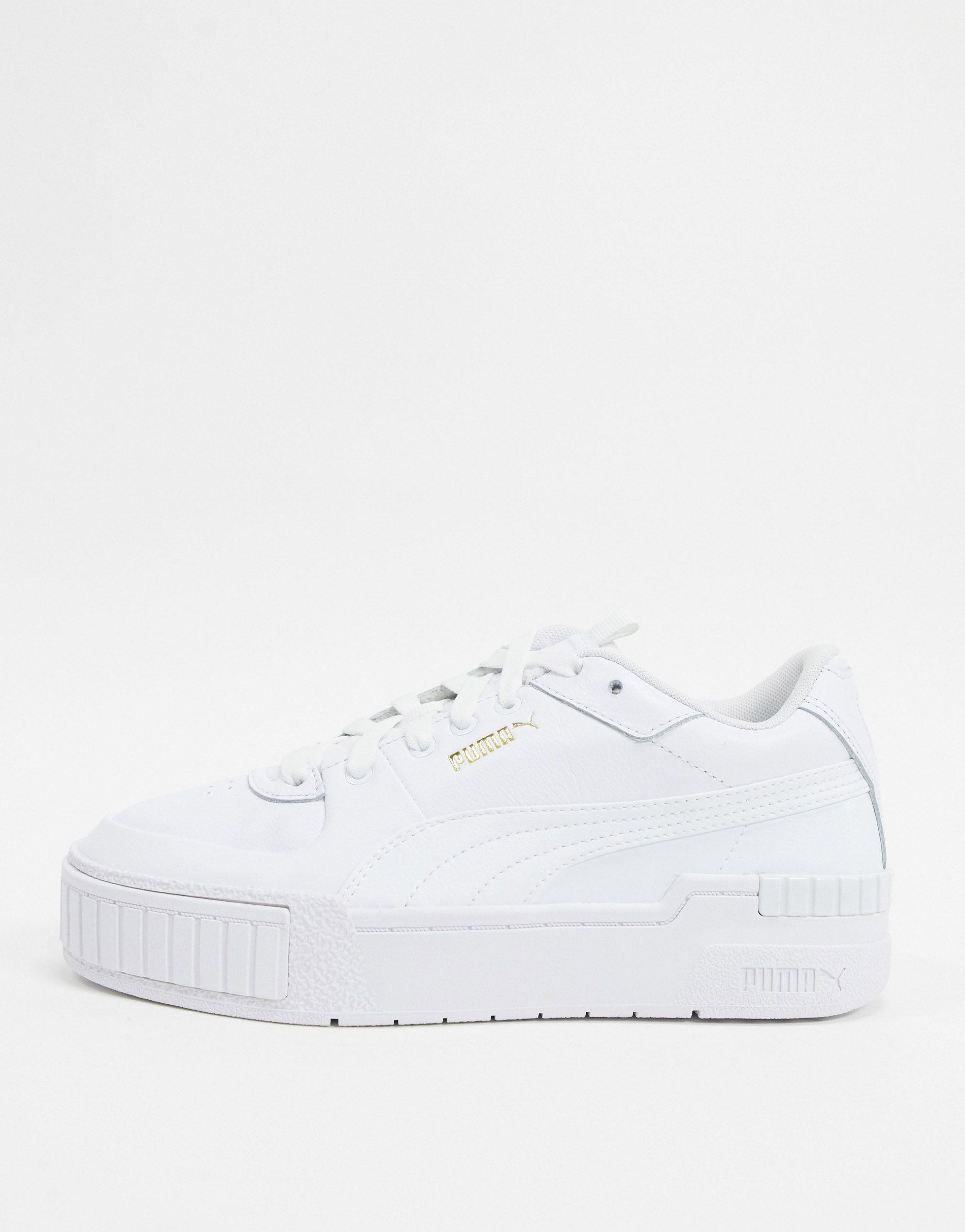 cali white chunky trainers