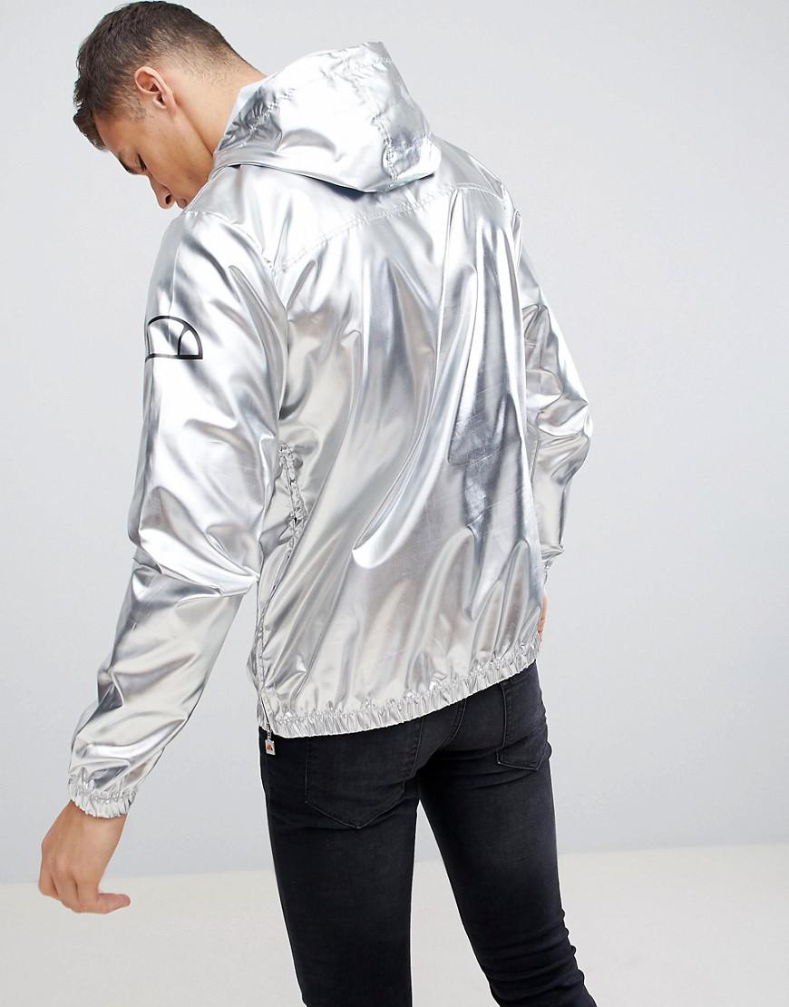 Ellesse Overhead Jacket In Silver in Grey (Grey) for Men - Lyst