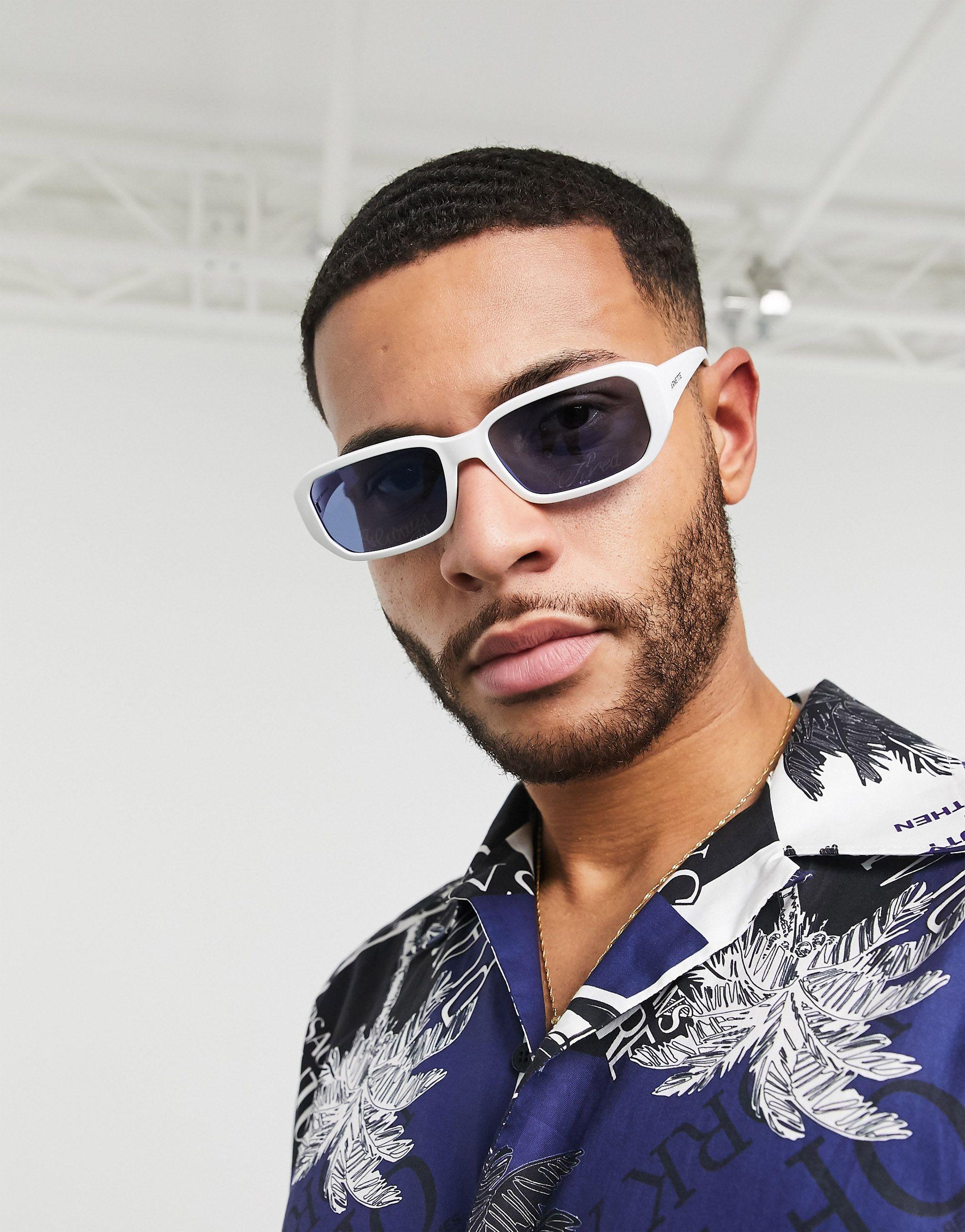 Arnette X Post Malone White Square Sunglasses for Men | Lyst