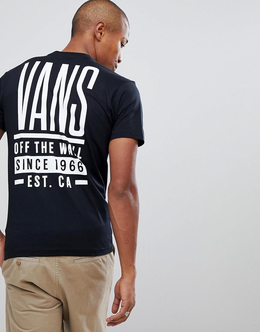 vans back print t shirt 