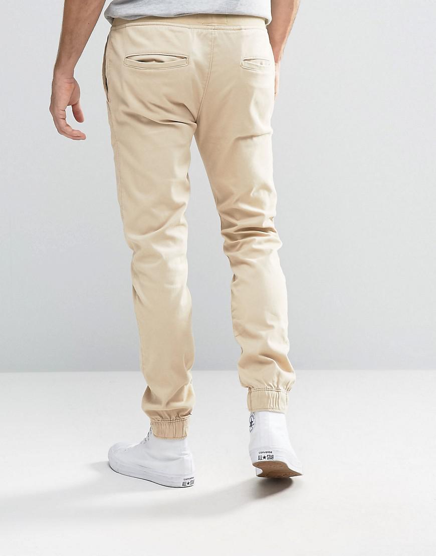 hollister chino joggers