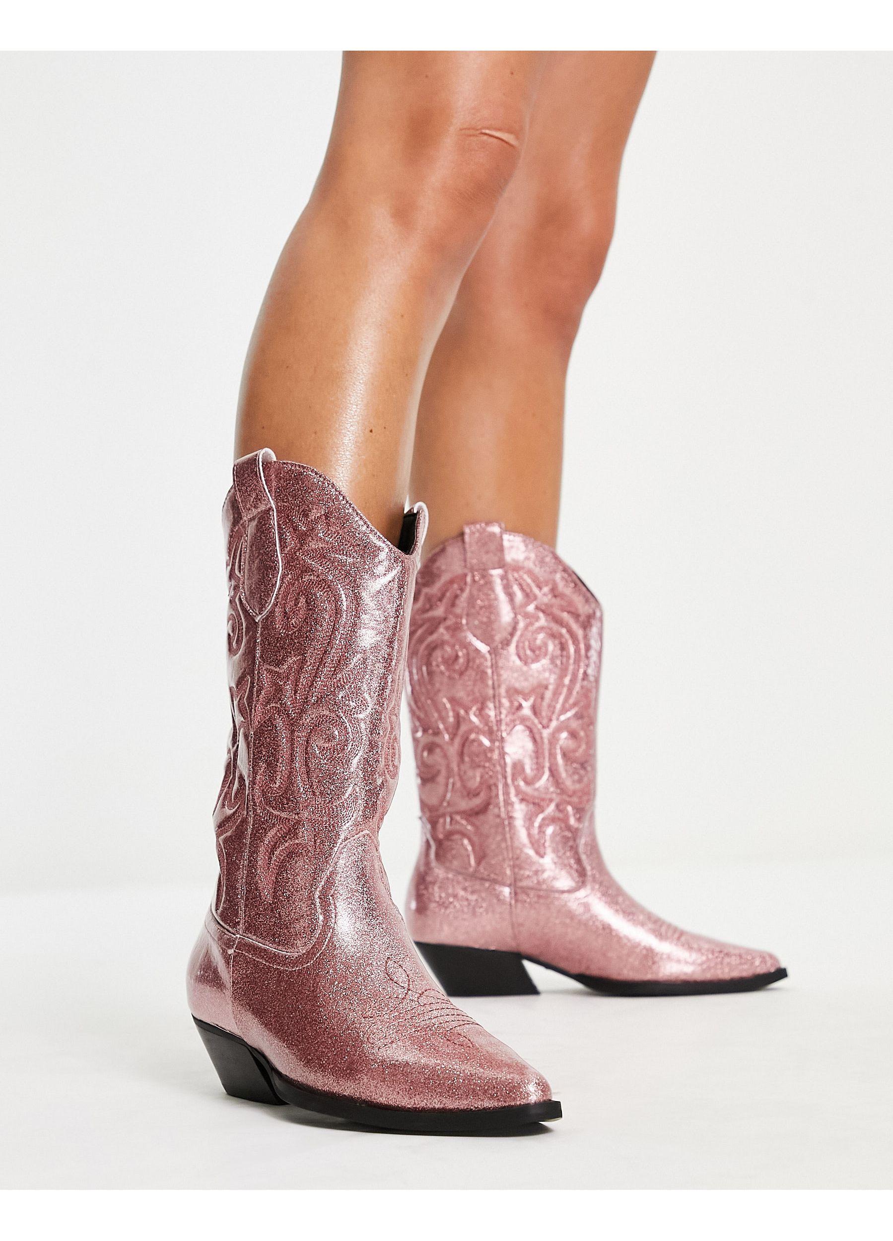 womens flat cowboy boots