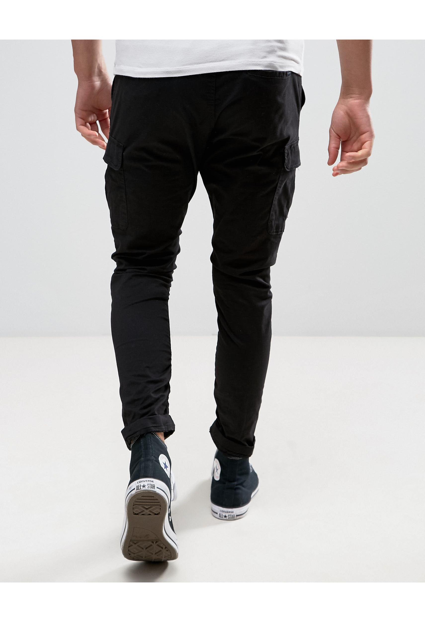 Pull\u0026Bear Cotton Relaxed Cargo Pants In 