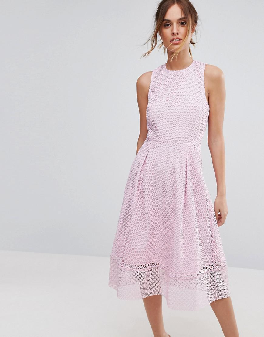 Warehouse pink dress Clearance