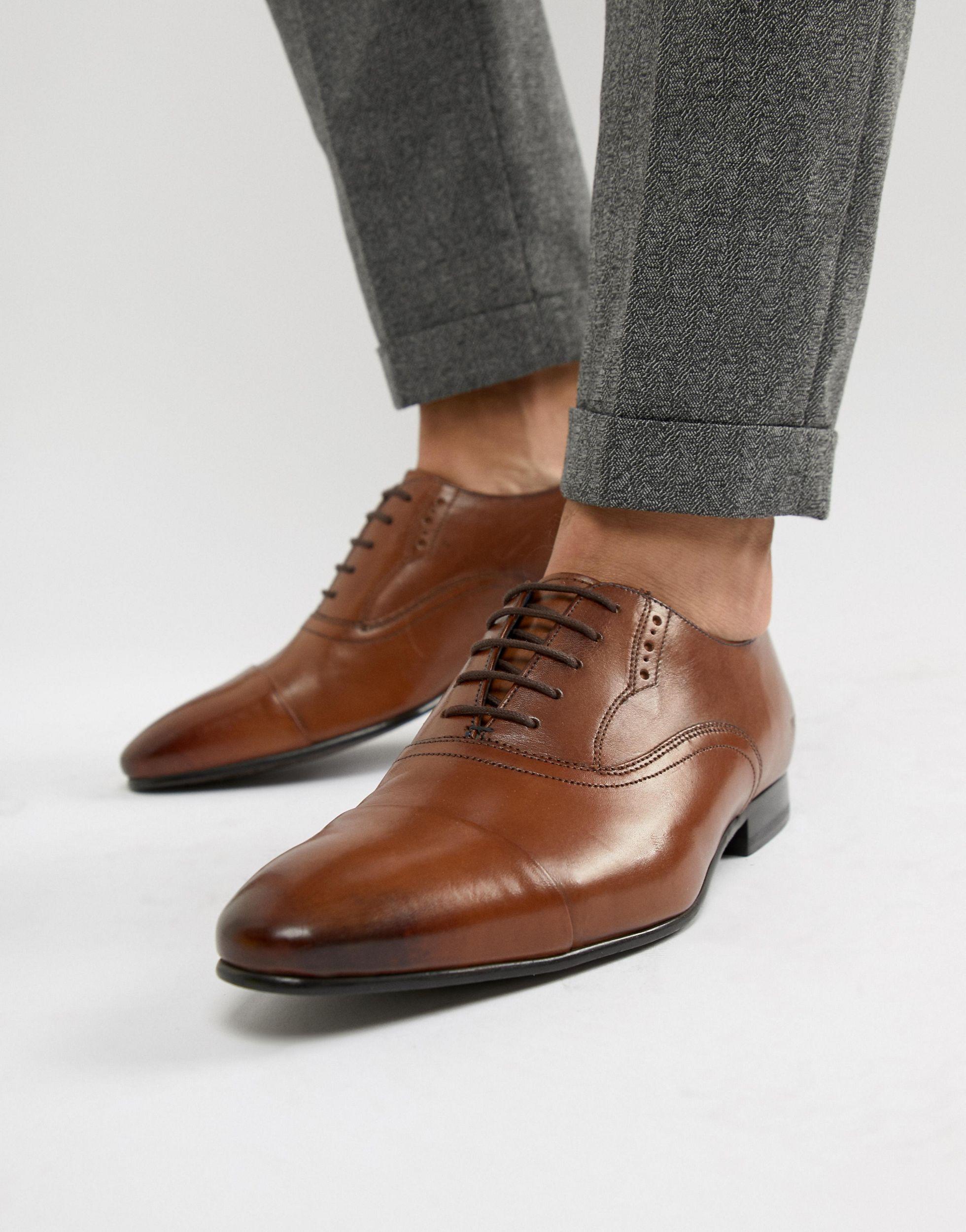 Ted Baker Murain Oxford Shoes in Brown for Men