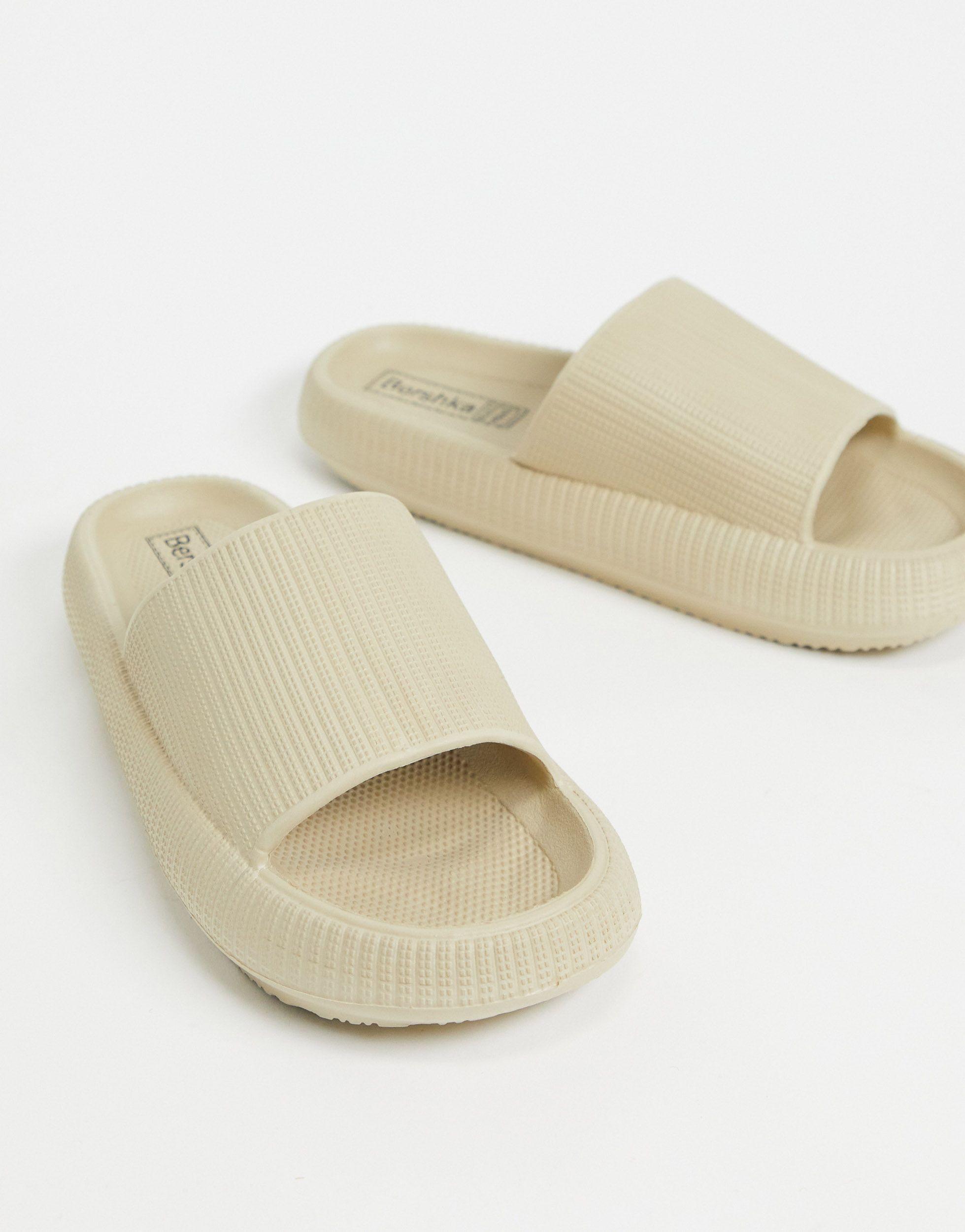 Bershka Slider in Sand (Natural) for Men | Lyst Australia