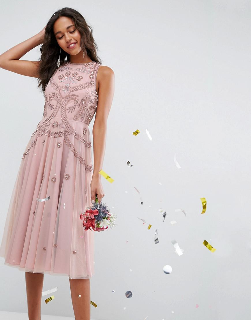 beaded dress asos