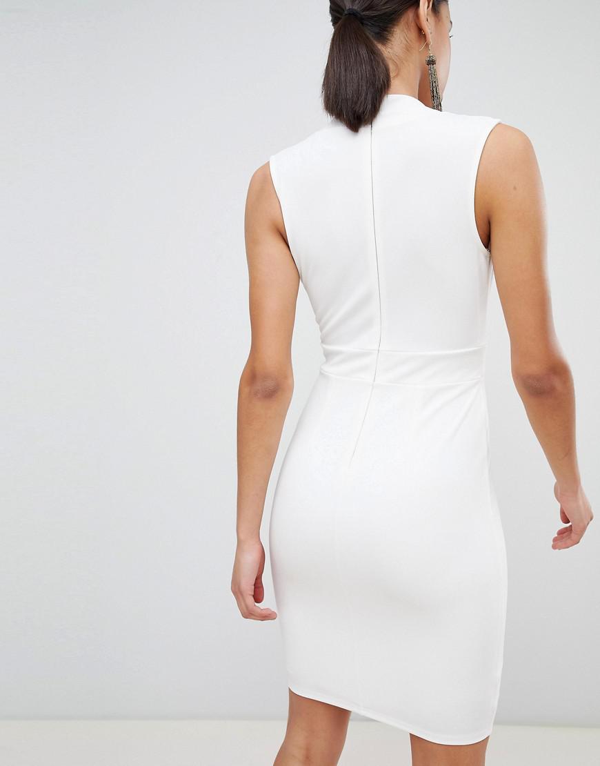 tuxedo bodycon dress