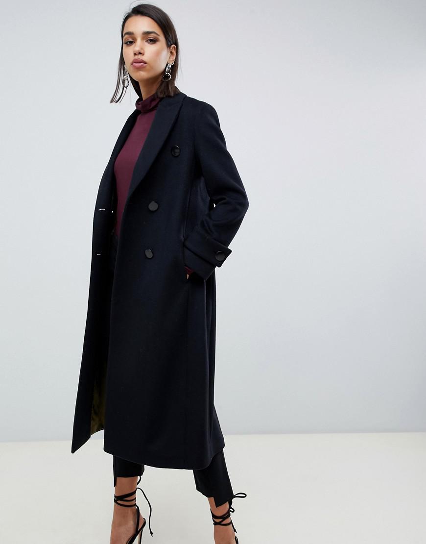 Black coat longline Clearance