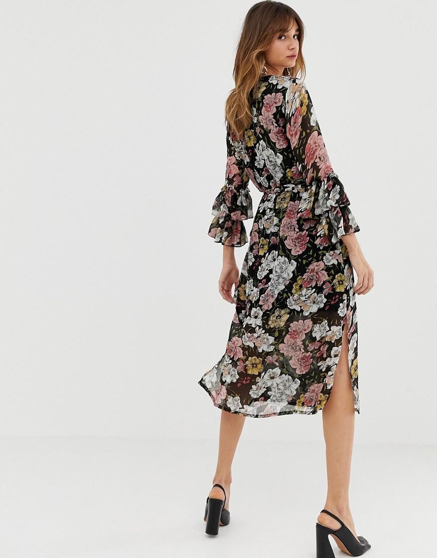 selected femme wrap dress