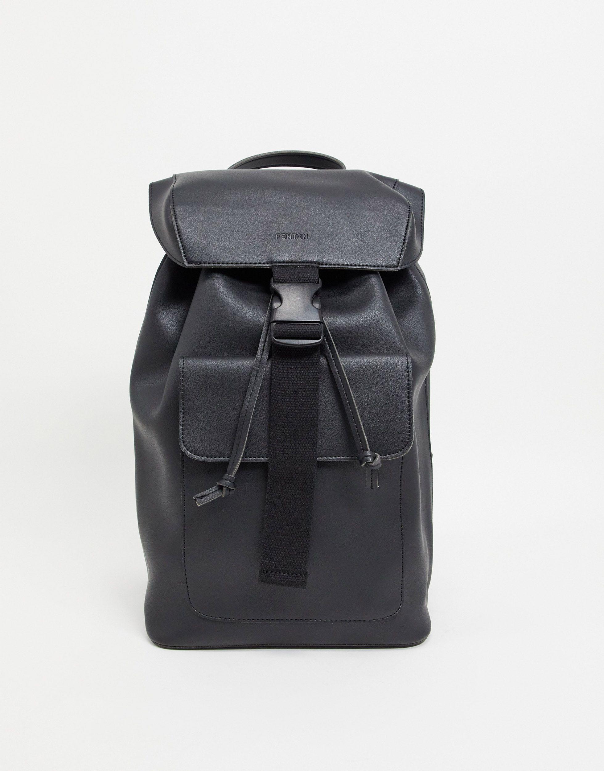 Fenton Front Pocket Backpack in Black for Men | Lyst Australia