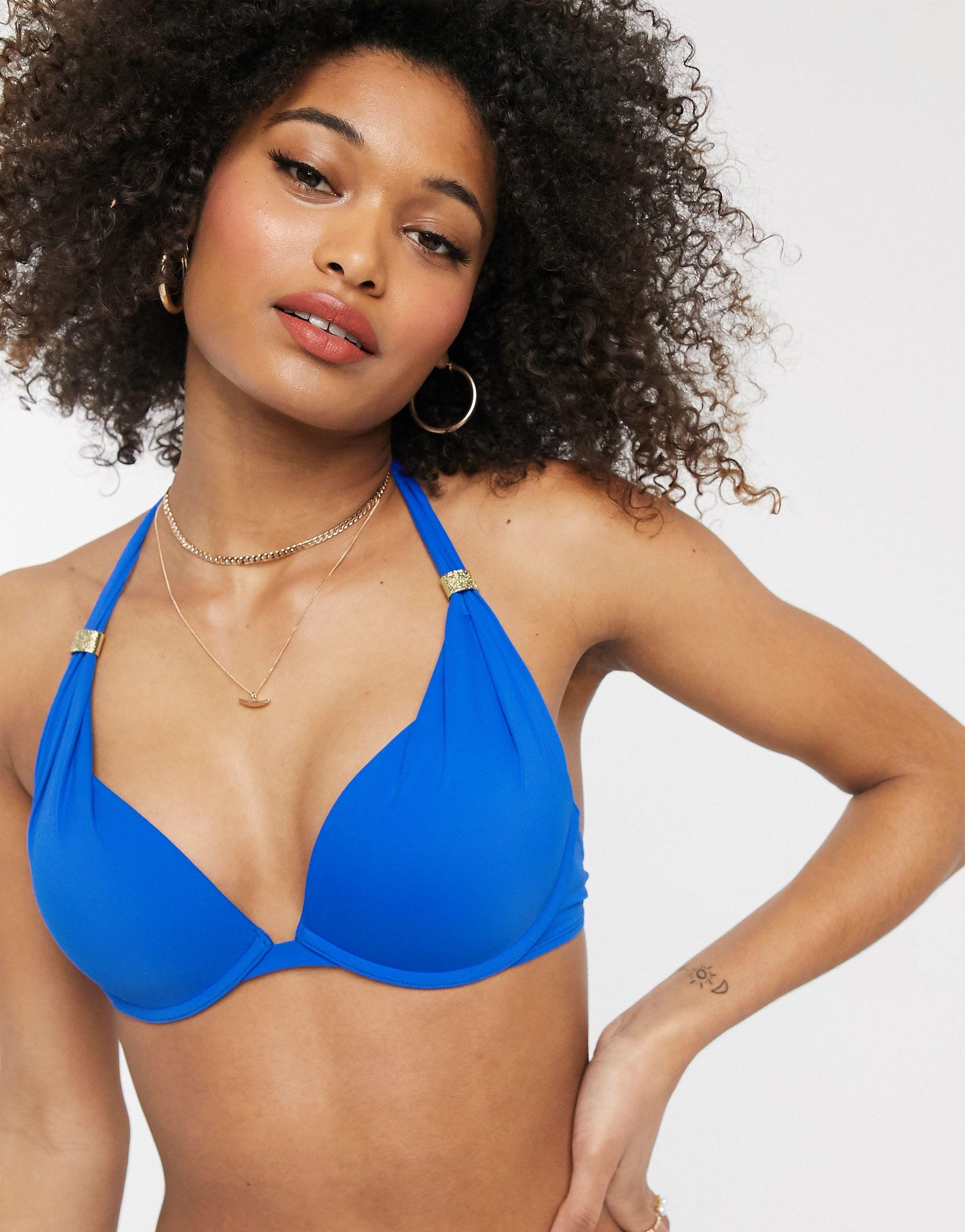 DORINA Exclusive Super Push Up Bikini Top in Blue | Lyst