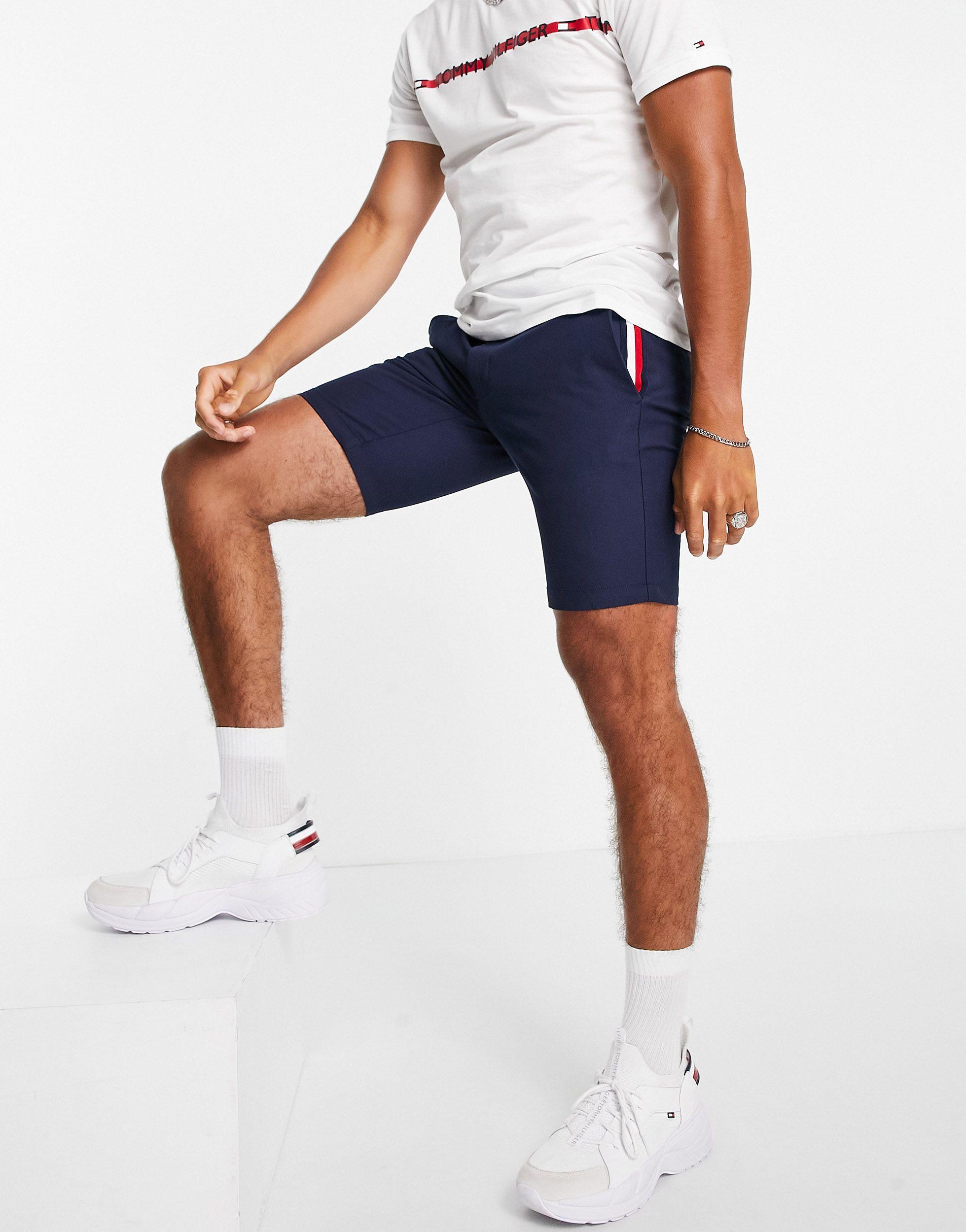 Tommy Hilfiger Denton Stripe Shorts in Blue for Men | Lyst UK