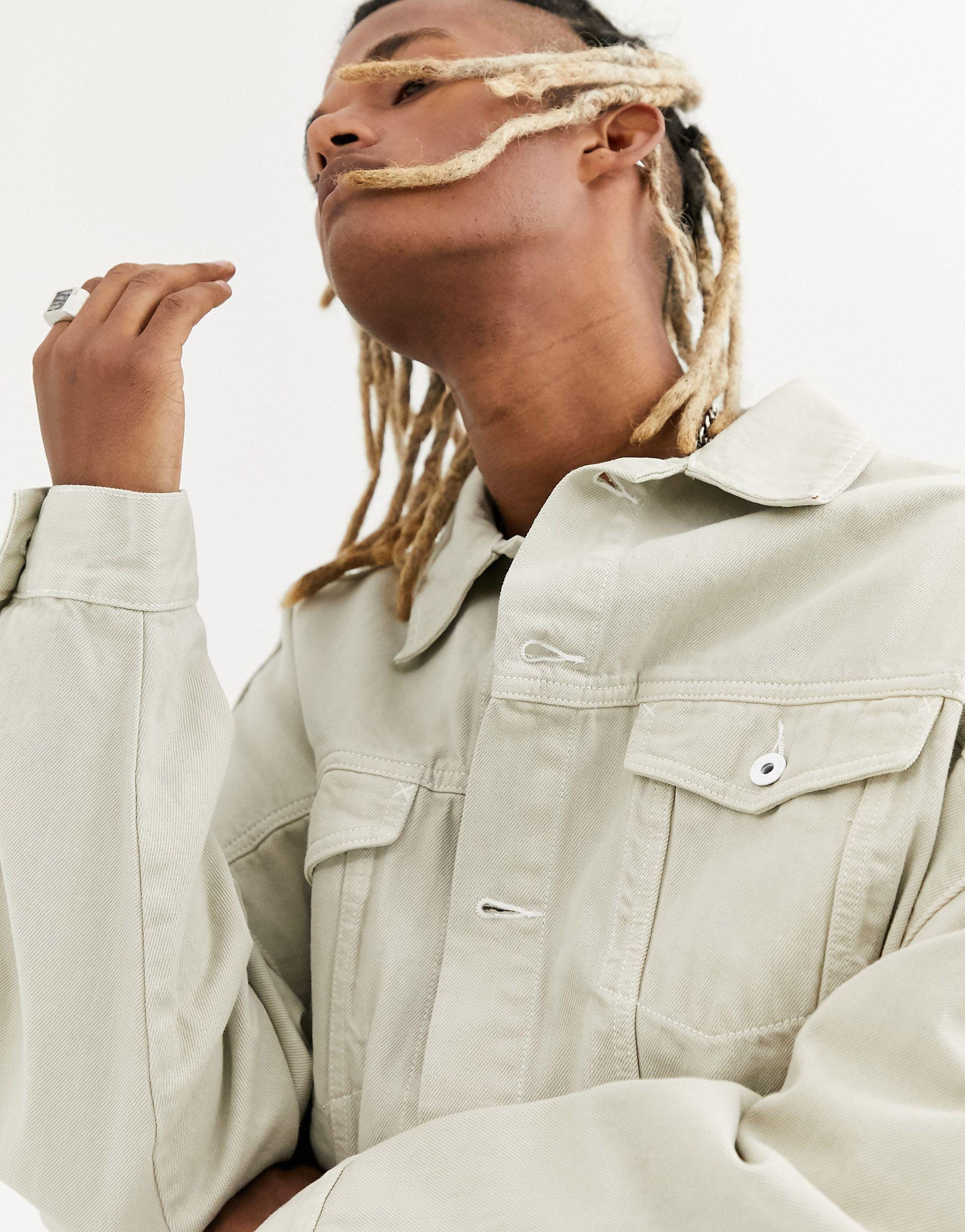 collusion oversized denim jacket