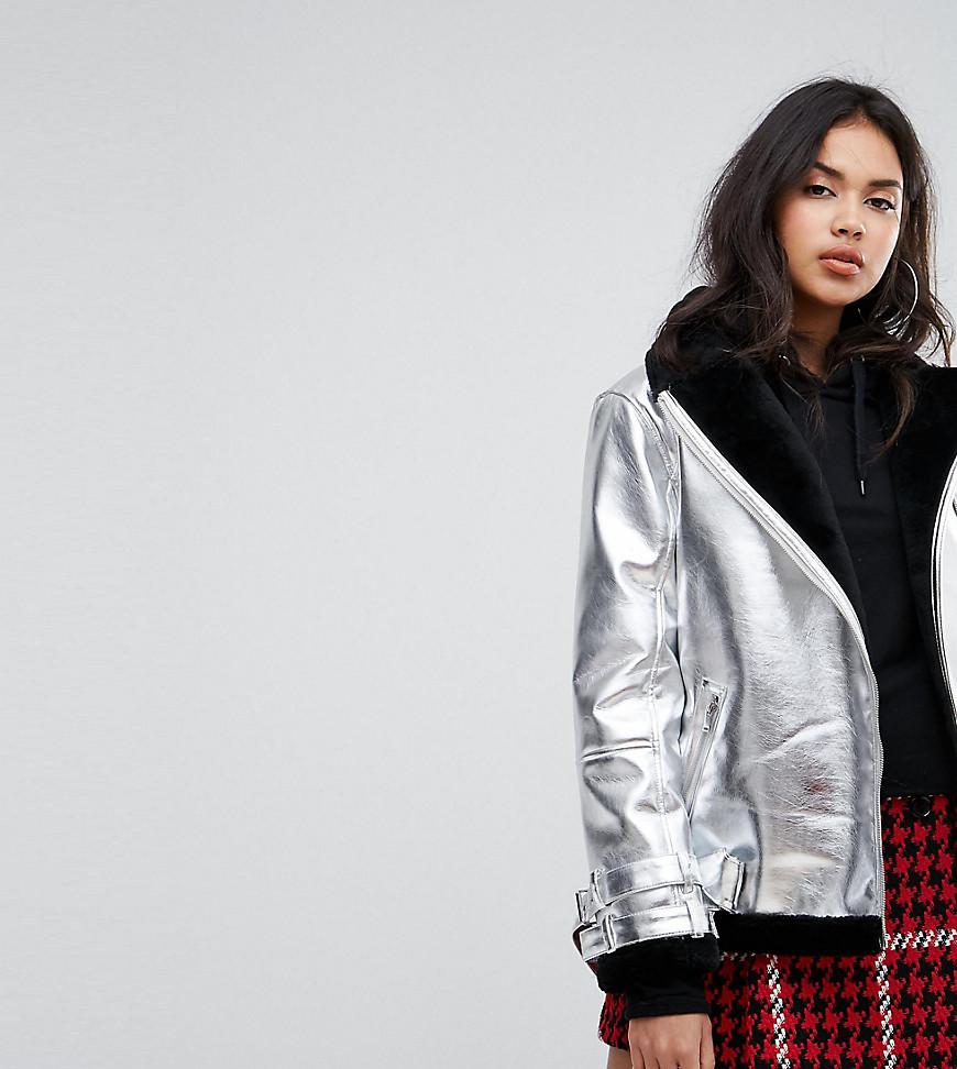 missguided aviator jacket