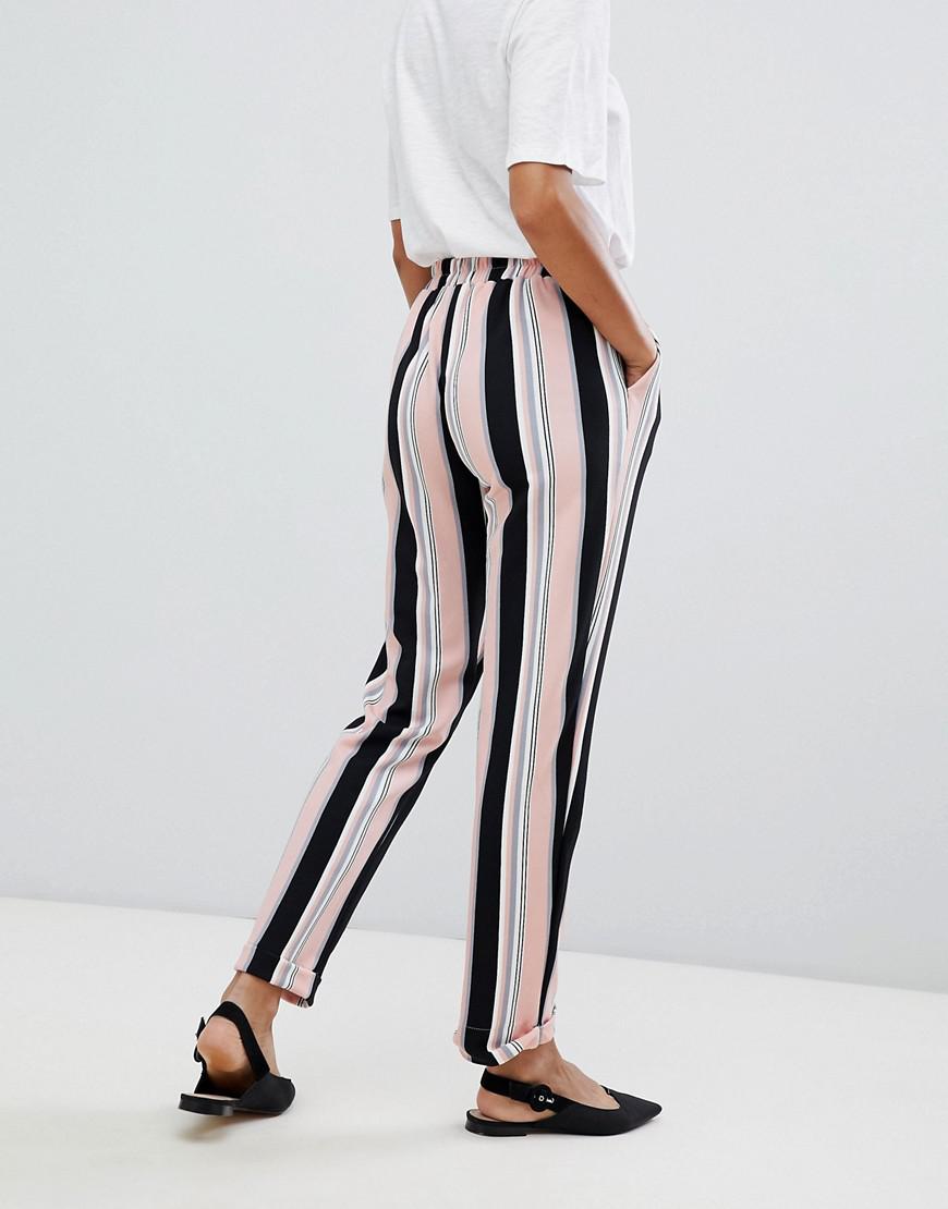 new look striped pants