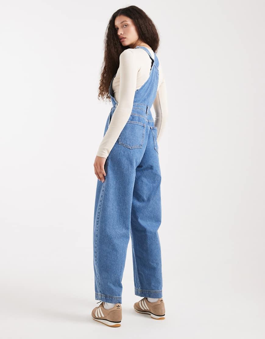 Miss Selfridge Barrel Leg Jumpsuit in Blue Lyst UK