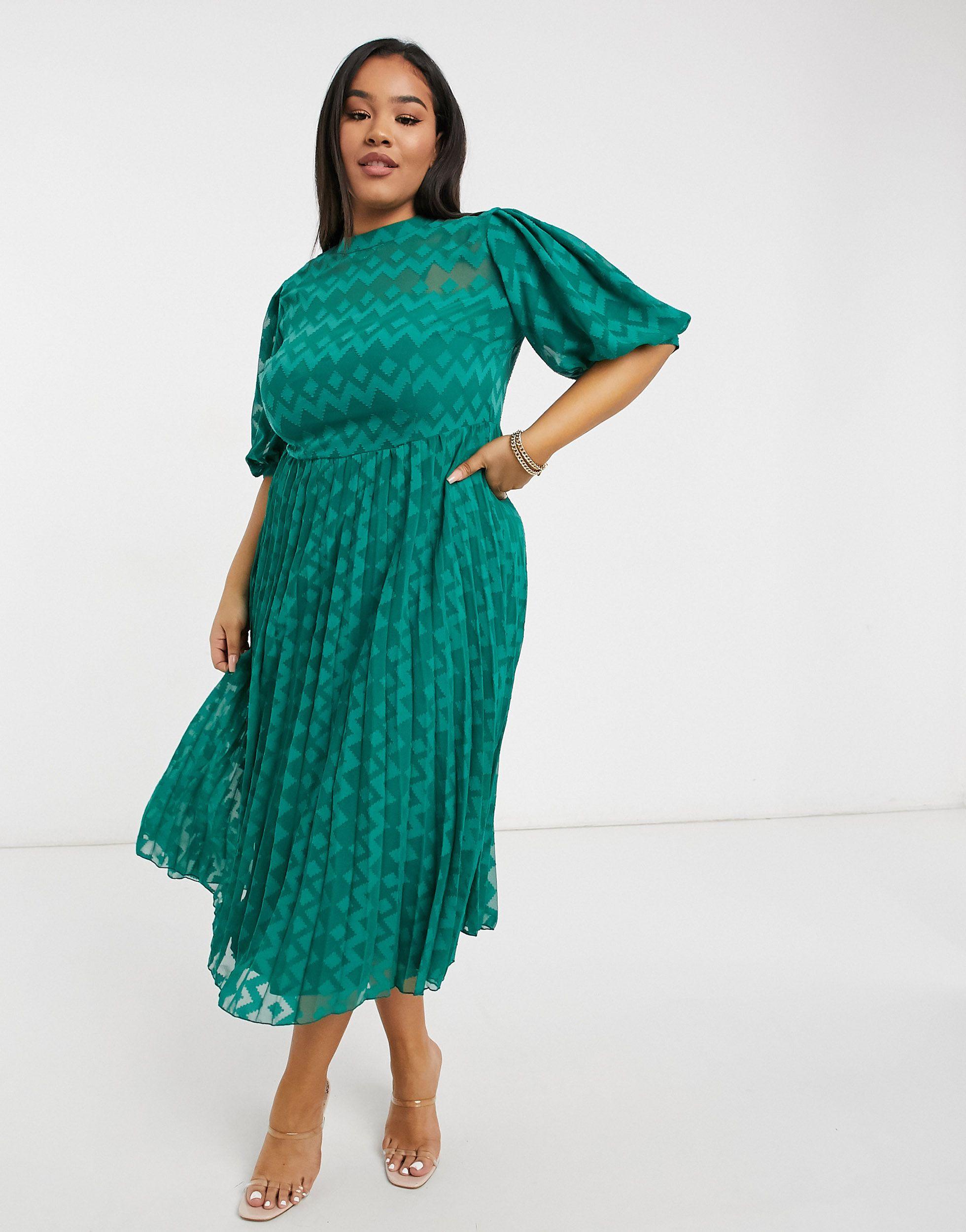 blue floral wrap midi dress Teana French Floral Wrap Midi Dress in Tencel Blend L