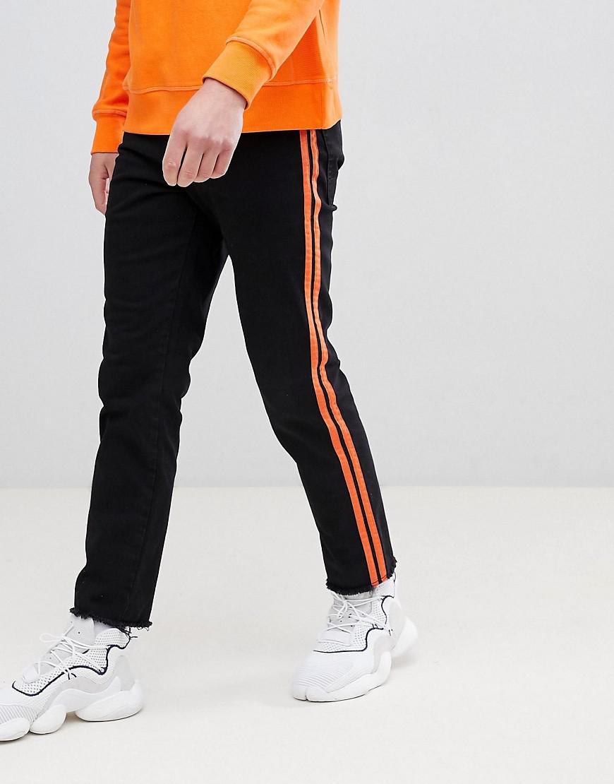 Jeans with orange stripe Clearance