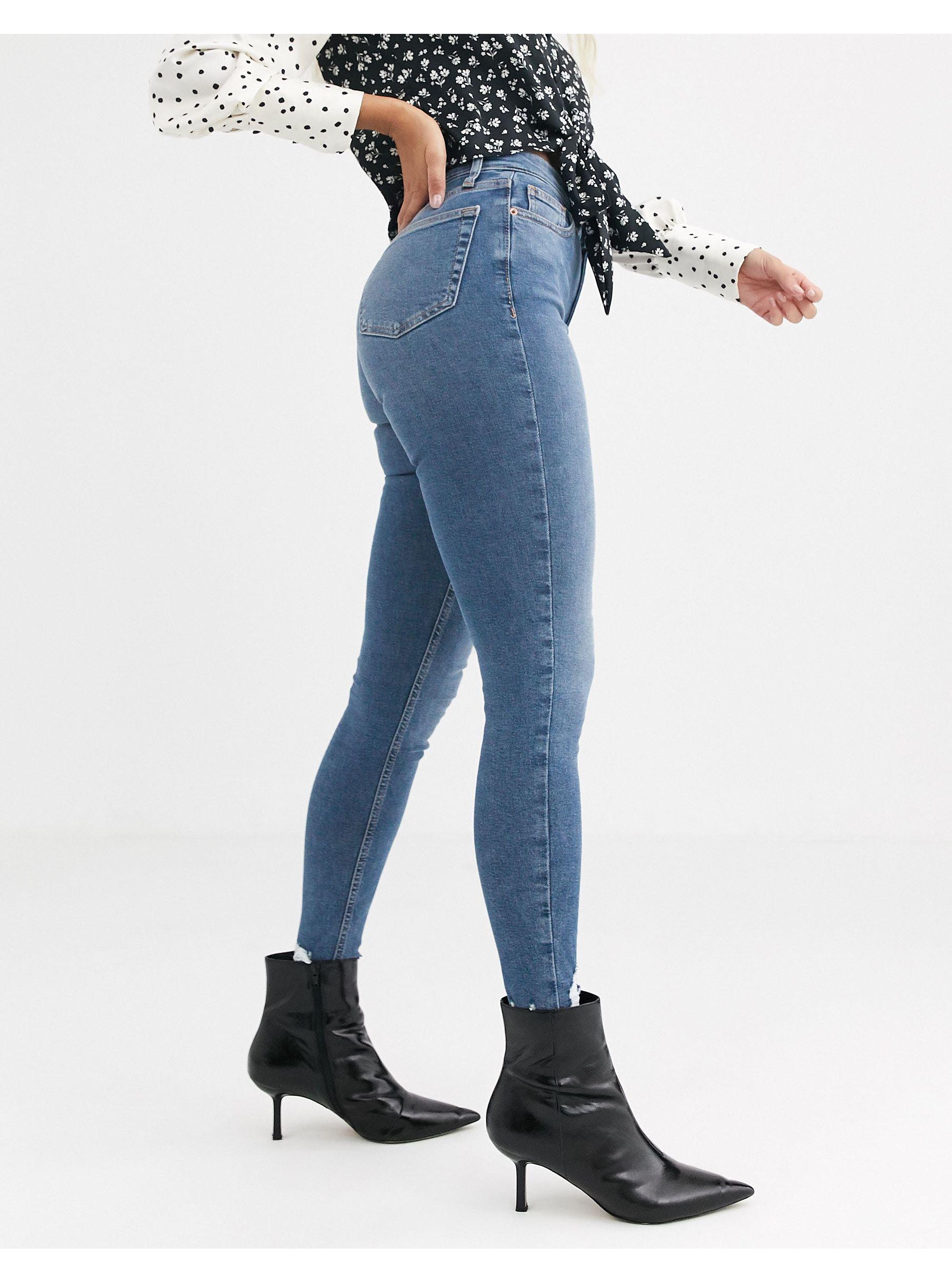 TOPSHOP Denim Jamie Skinny Jeans With 
