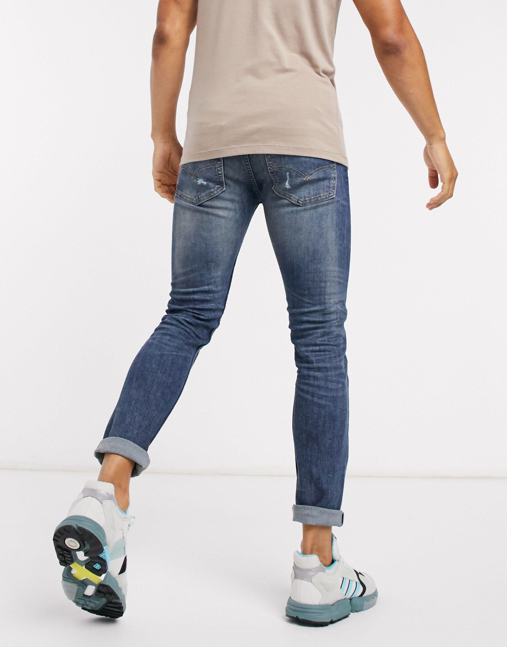 Levi's Denim 519 Super Skinny Fit Hi-ball Jeans in Blue for Men - Lyst
