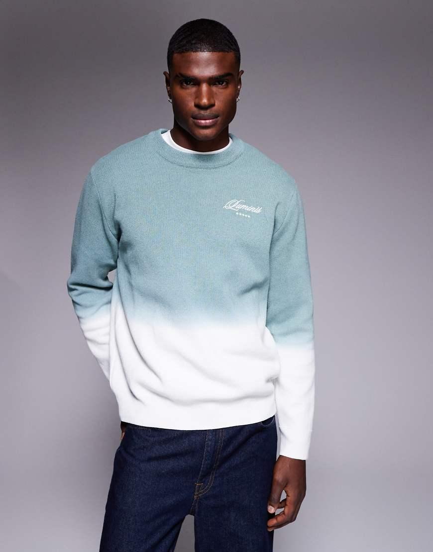 Light Blue Sweater Light Grey Stone Island Jumper Knitwear For Men