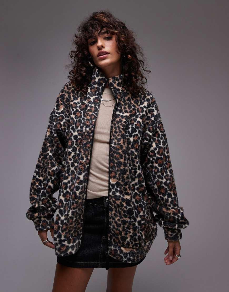 Topshop animal sweatshirt new arrivals