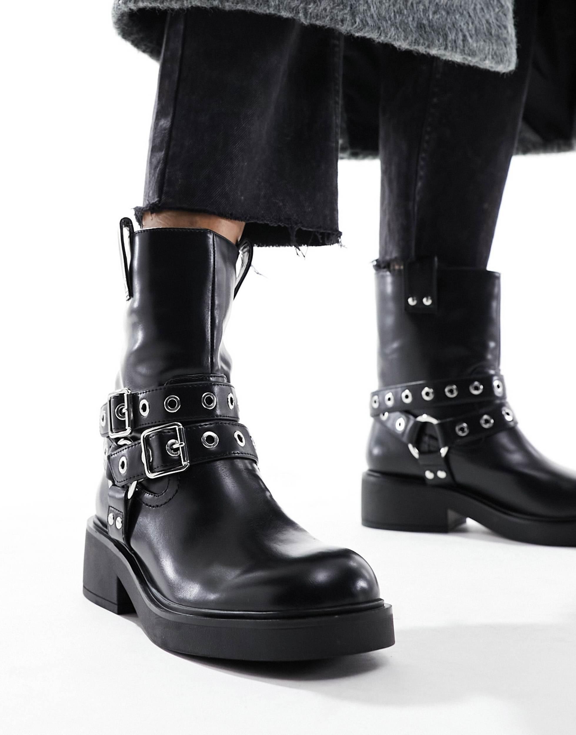 Bershka xl platform ankle boots best sale