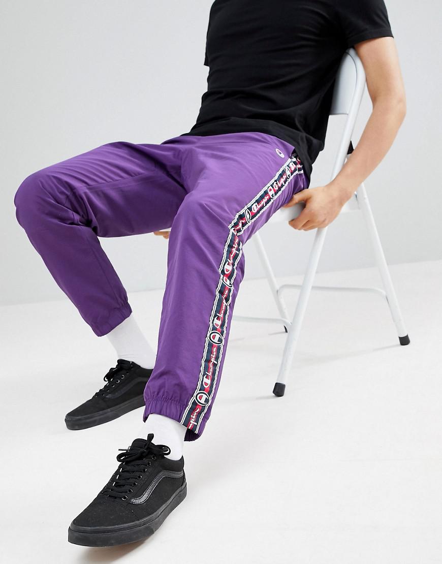 Track Joggers In Purple for Men - Lyst