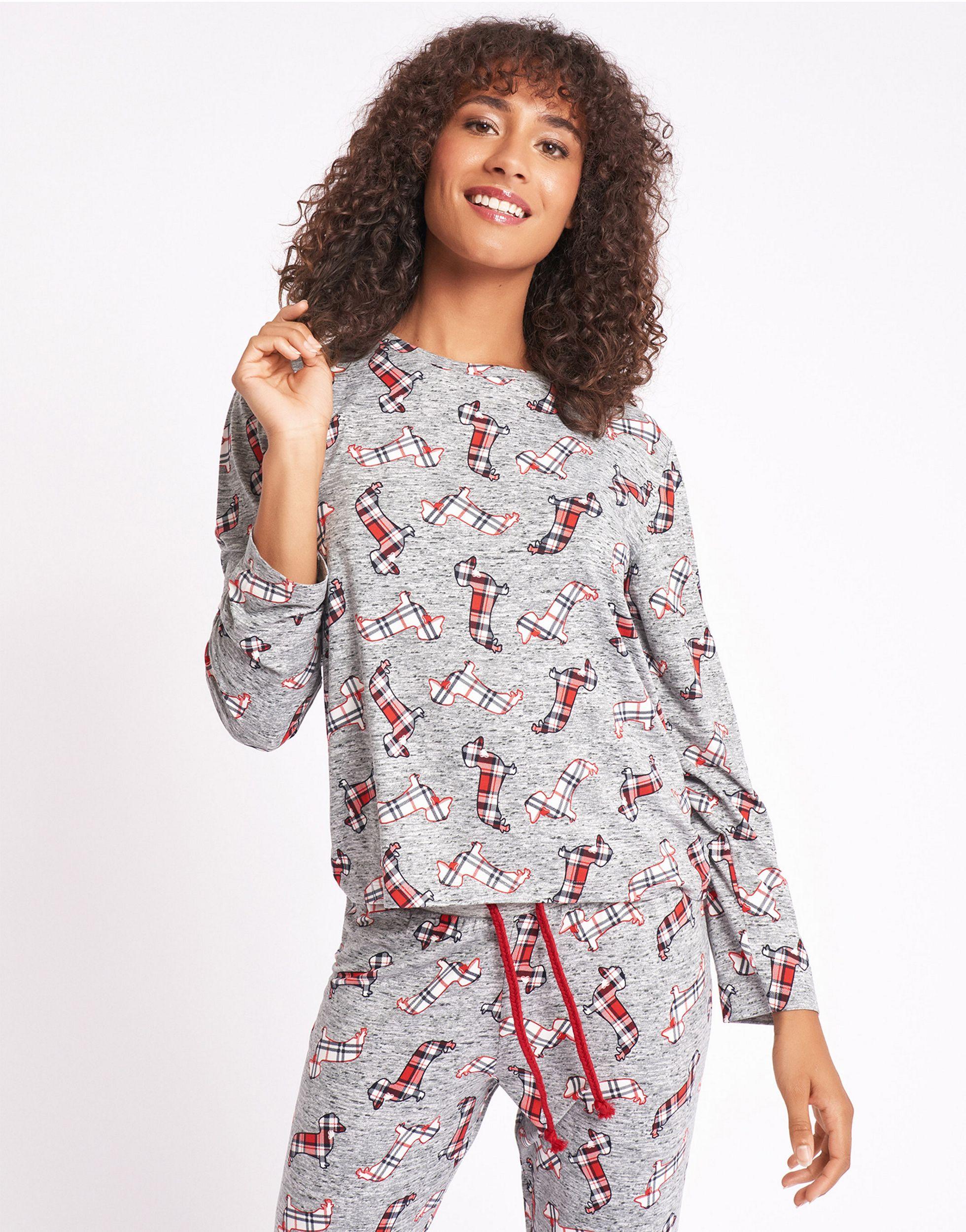 dachshund print pyjamas
