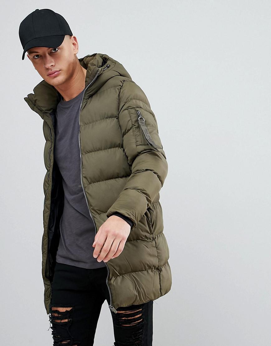 pull and bear green jacket