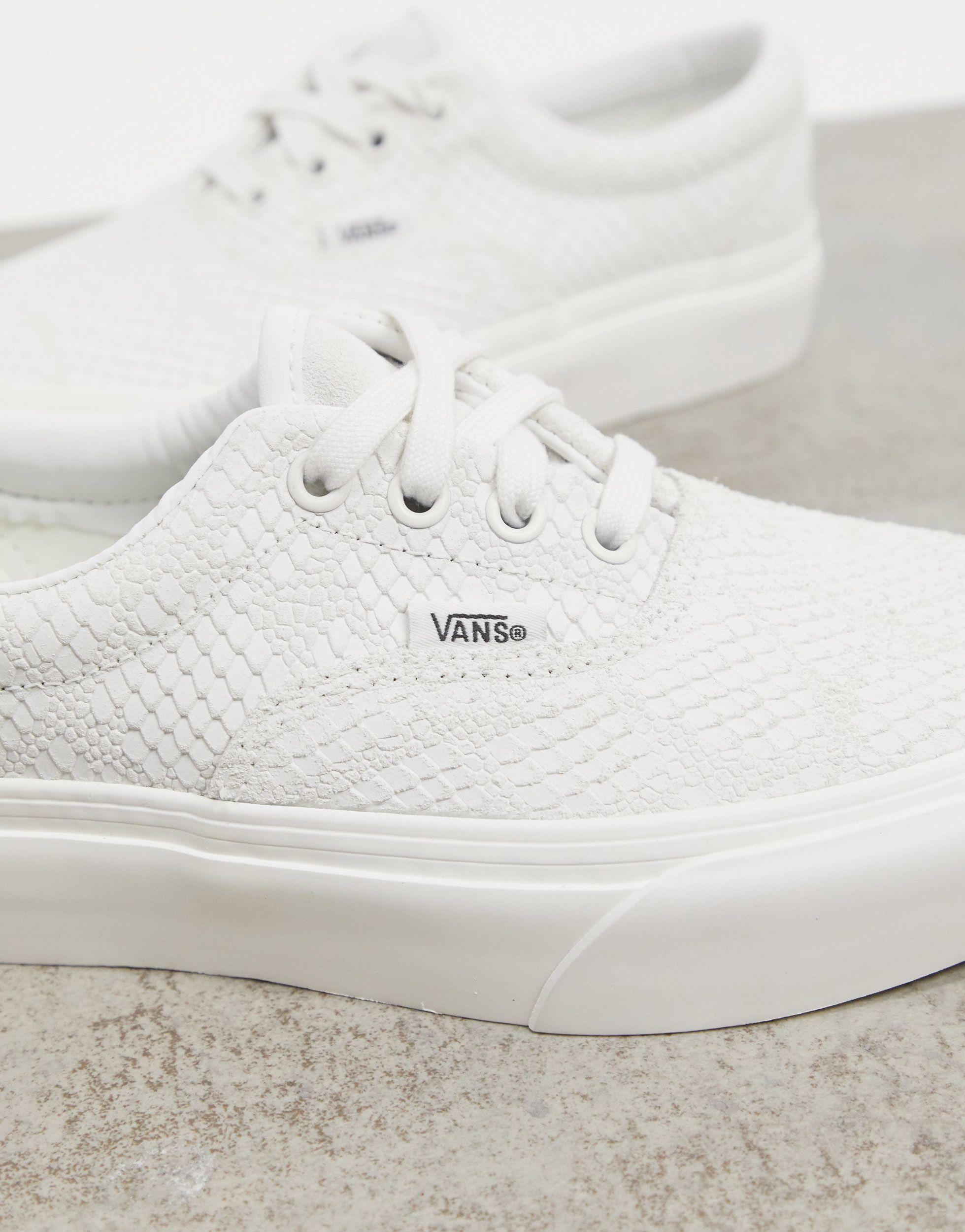 Vans 66 Era Platform Shoes in White | Lyst Canada