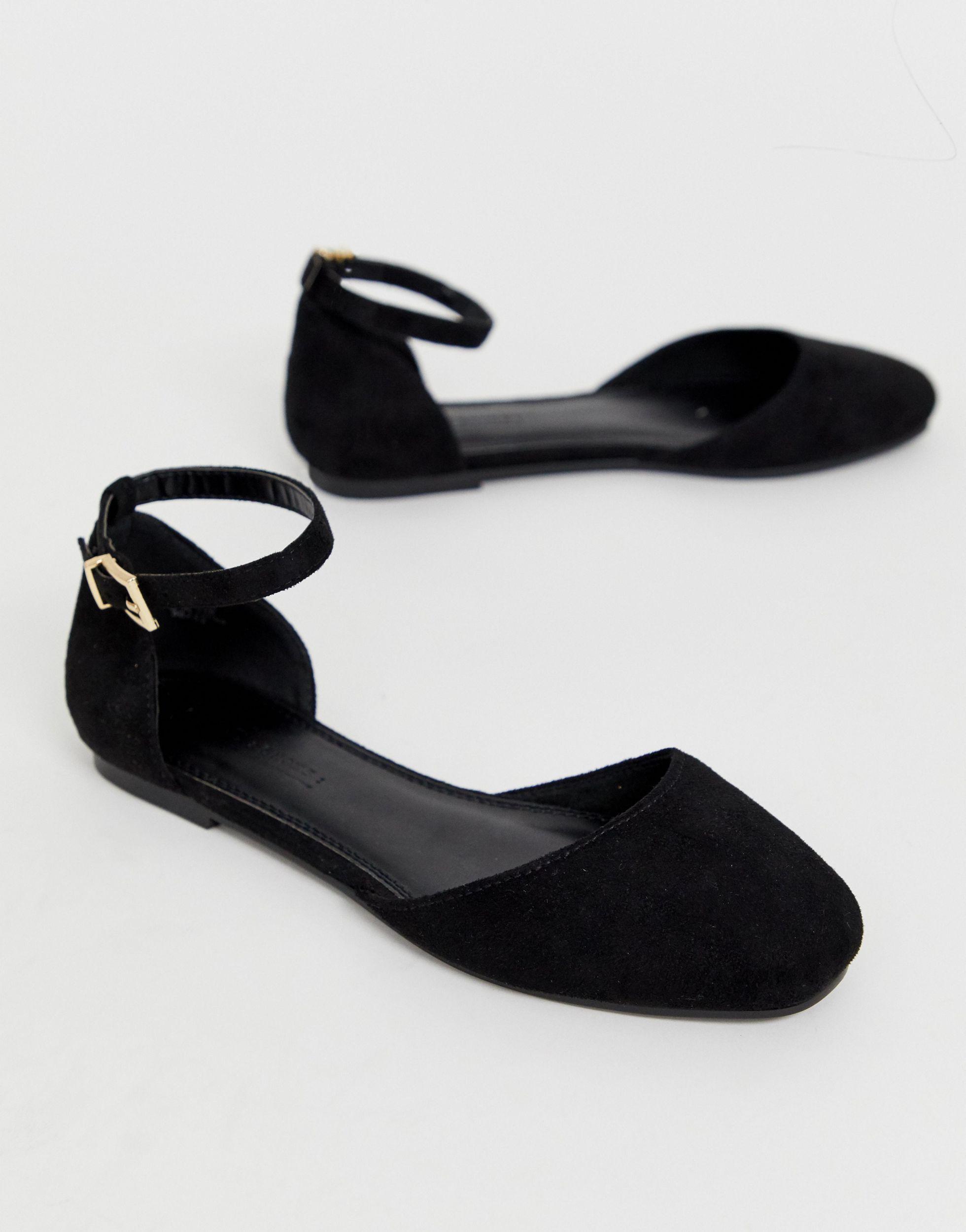 asos design linton ballet flats