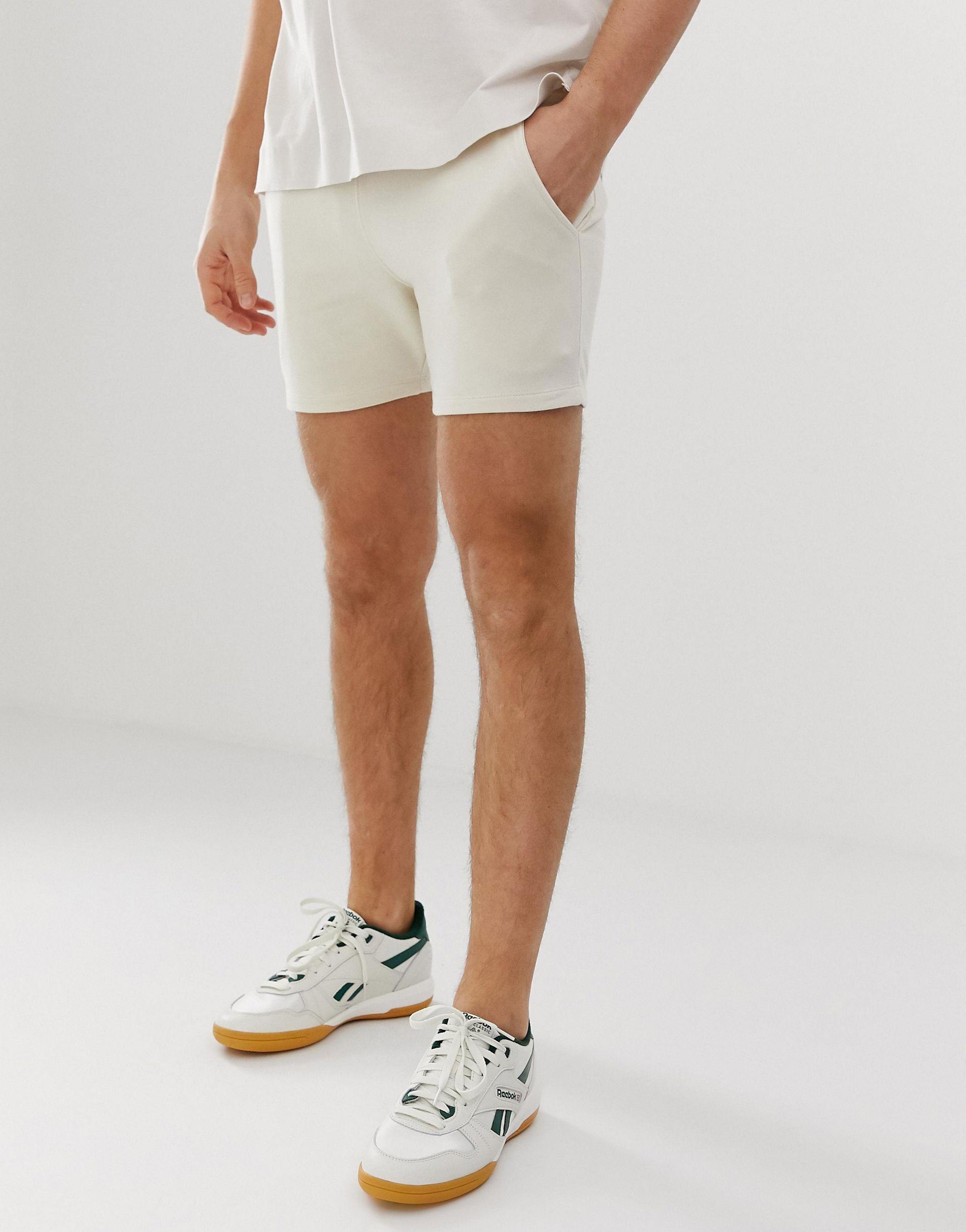 ASOS Cotton Jersey Skinny Shorts In 
