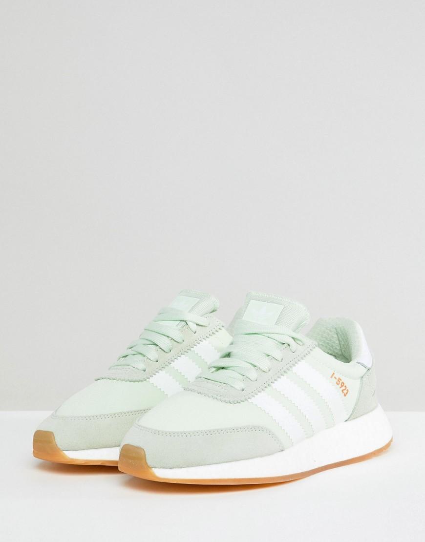 adidas Originals I-5923 Runner Trainers in Green Lyst