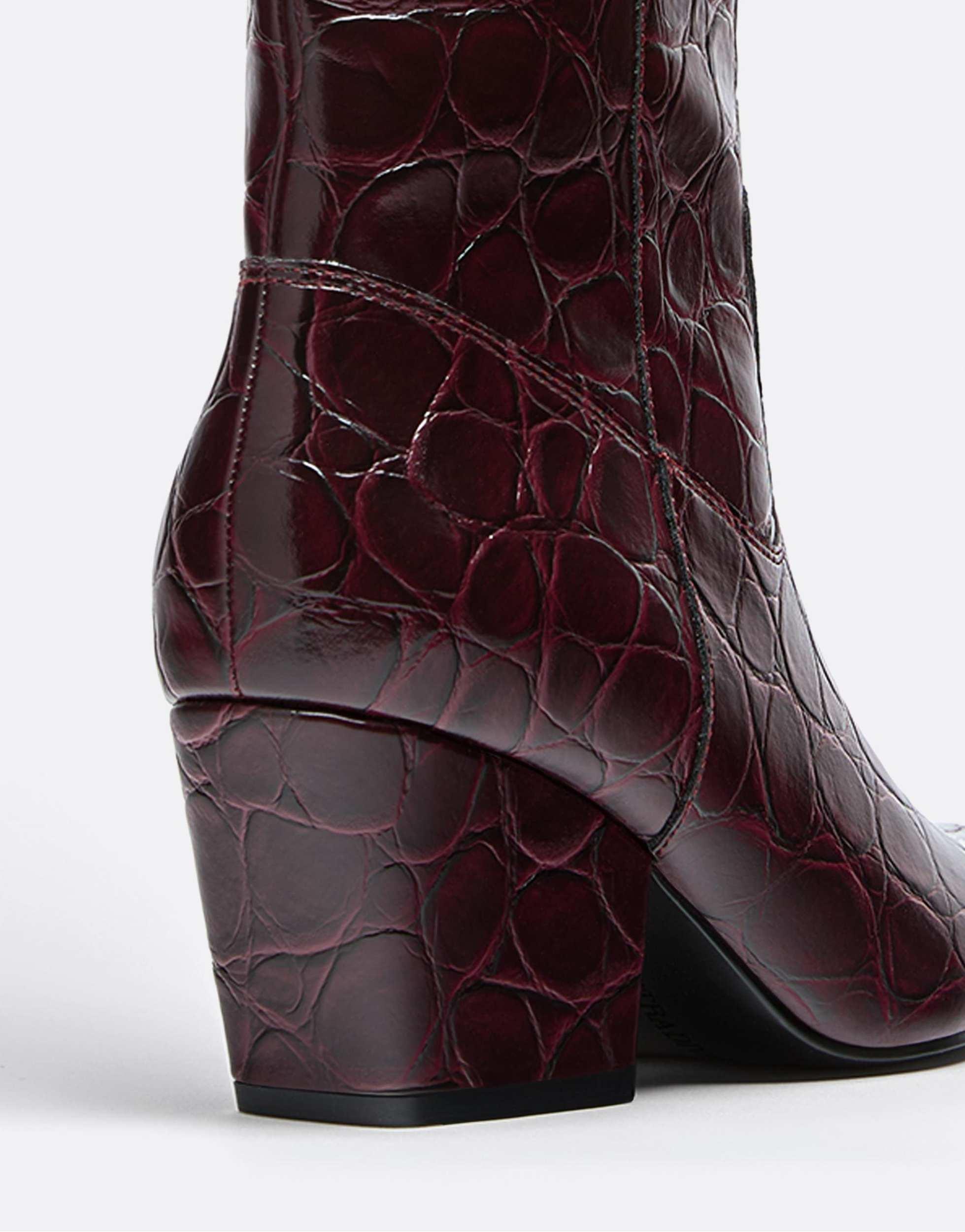 Stradivarius Rote Westernstiefel Red Cowboy Stradivarius