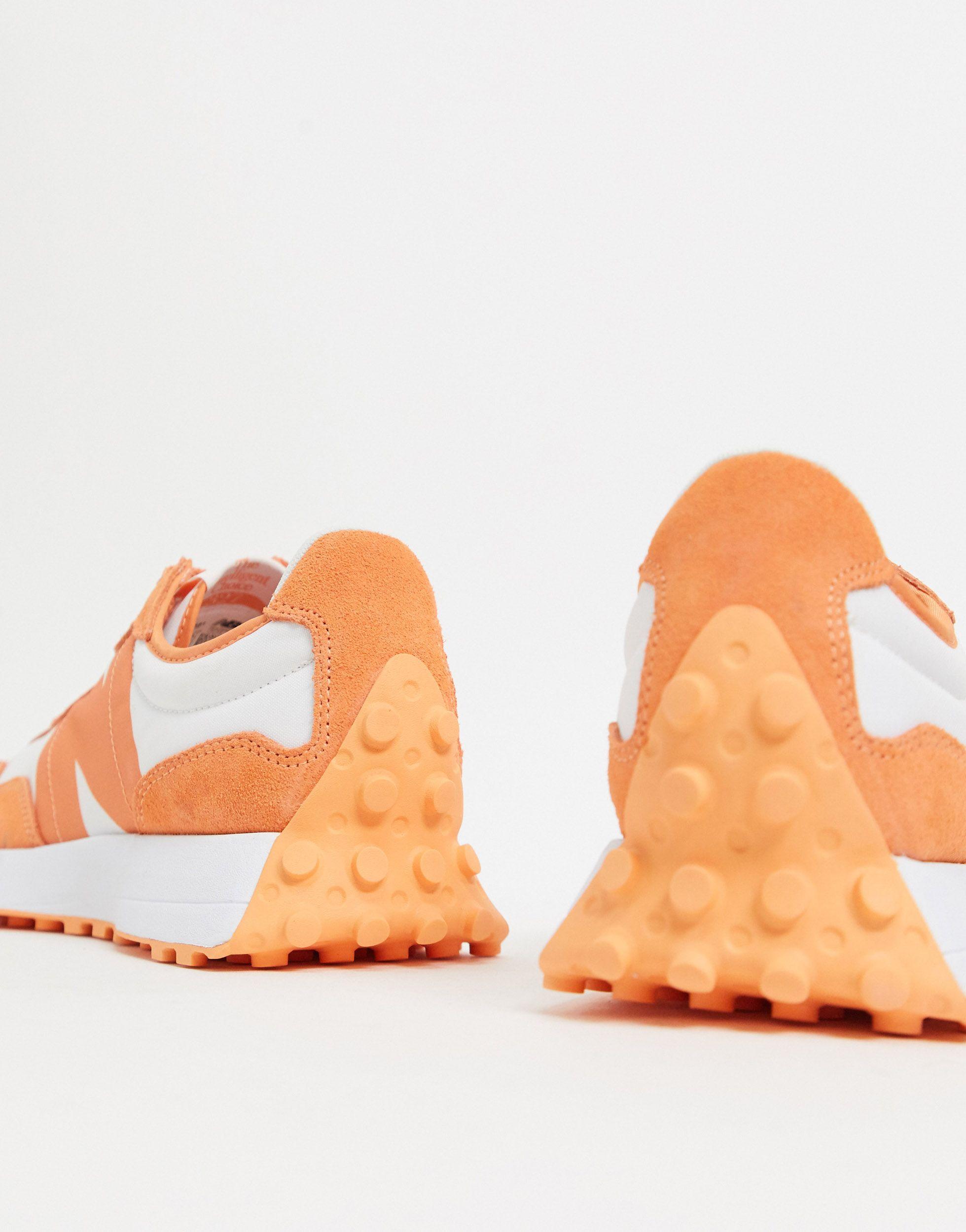 New Balance 1-800-summer 327 Sneakers in Orange for Men | Lyst