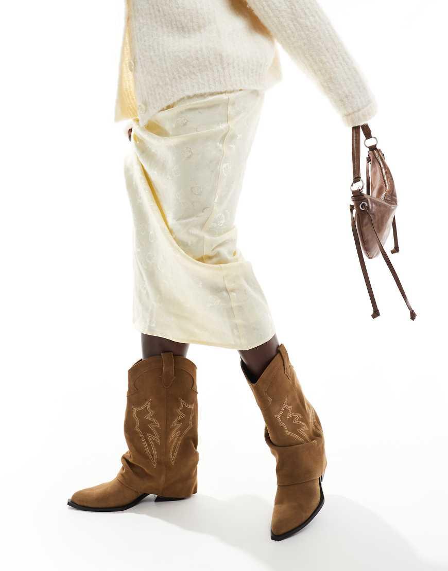 Cowboy Boots Stradivarius Online Botas Stradivarius Real Suede