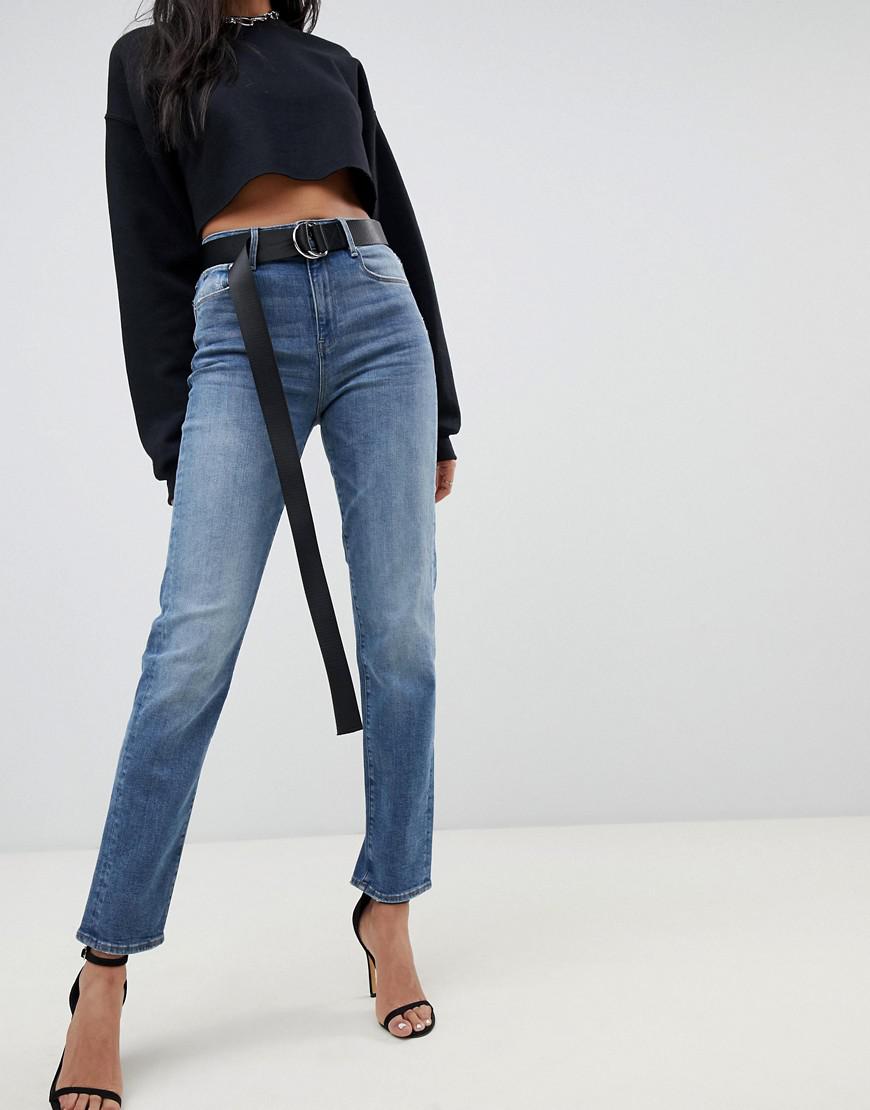 G-Star RAW Denim 3301 High Waist Straight 90's Jean in Blue - Lyst