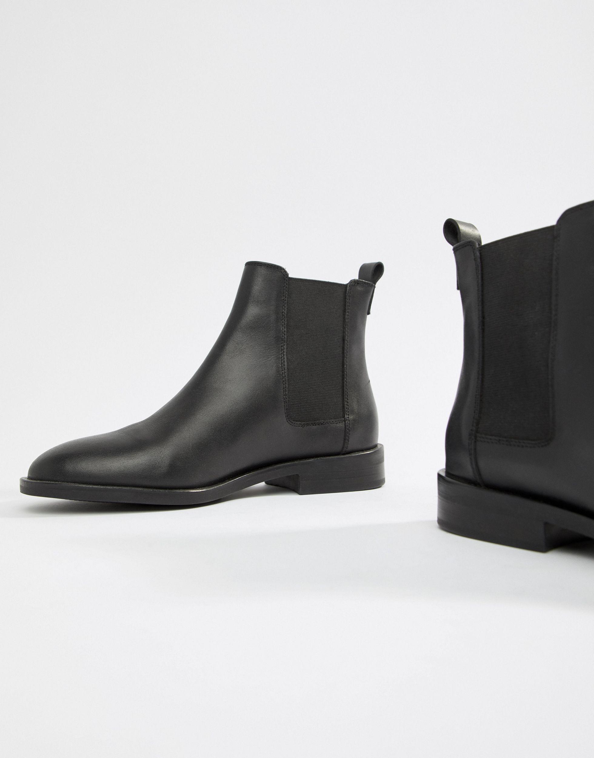ASOS Aura Leather Chelsea Ankle Boots 