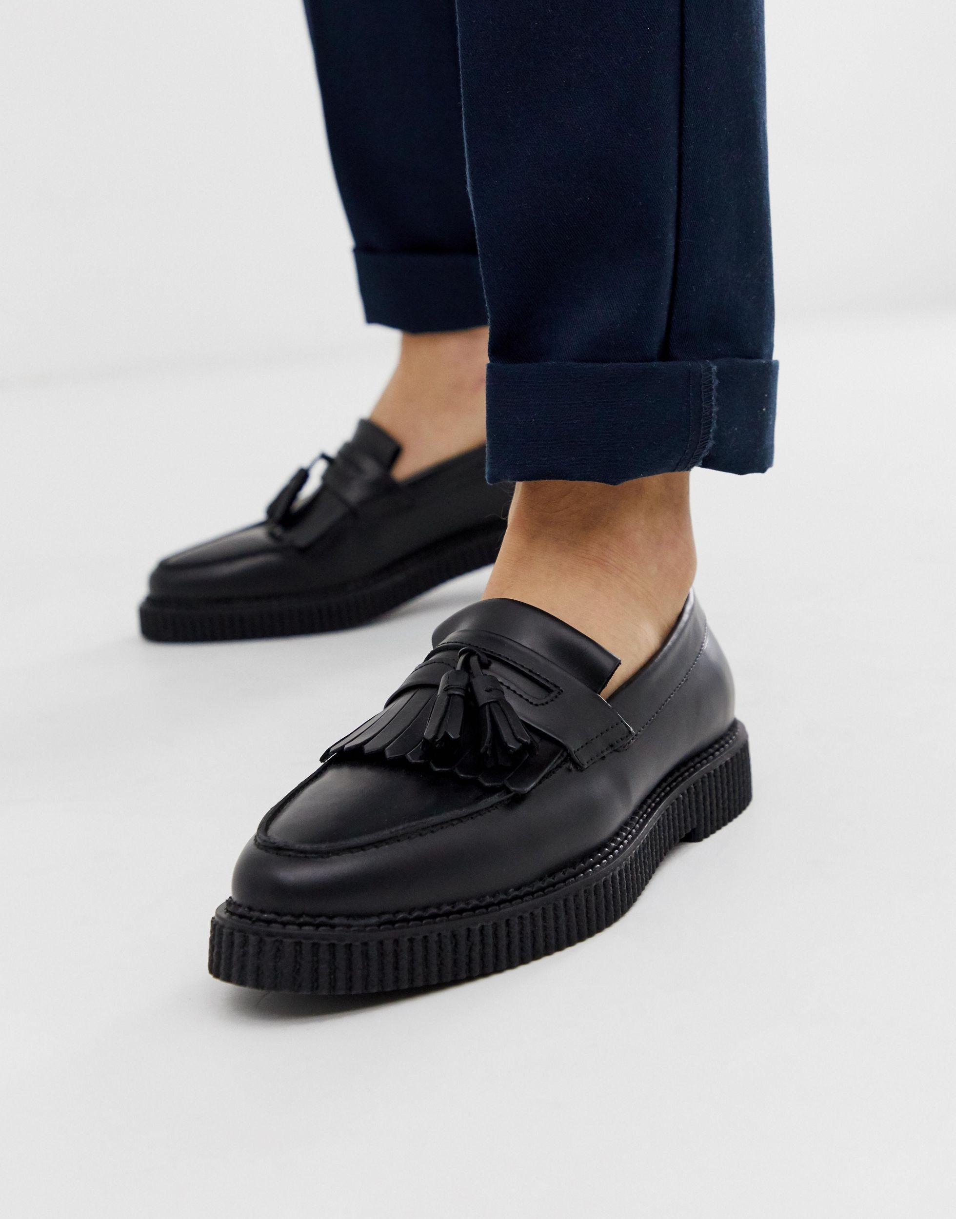 Asos Black Loafers 