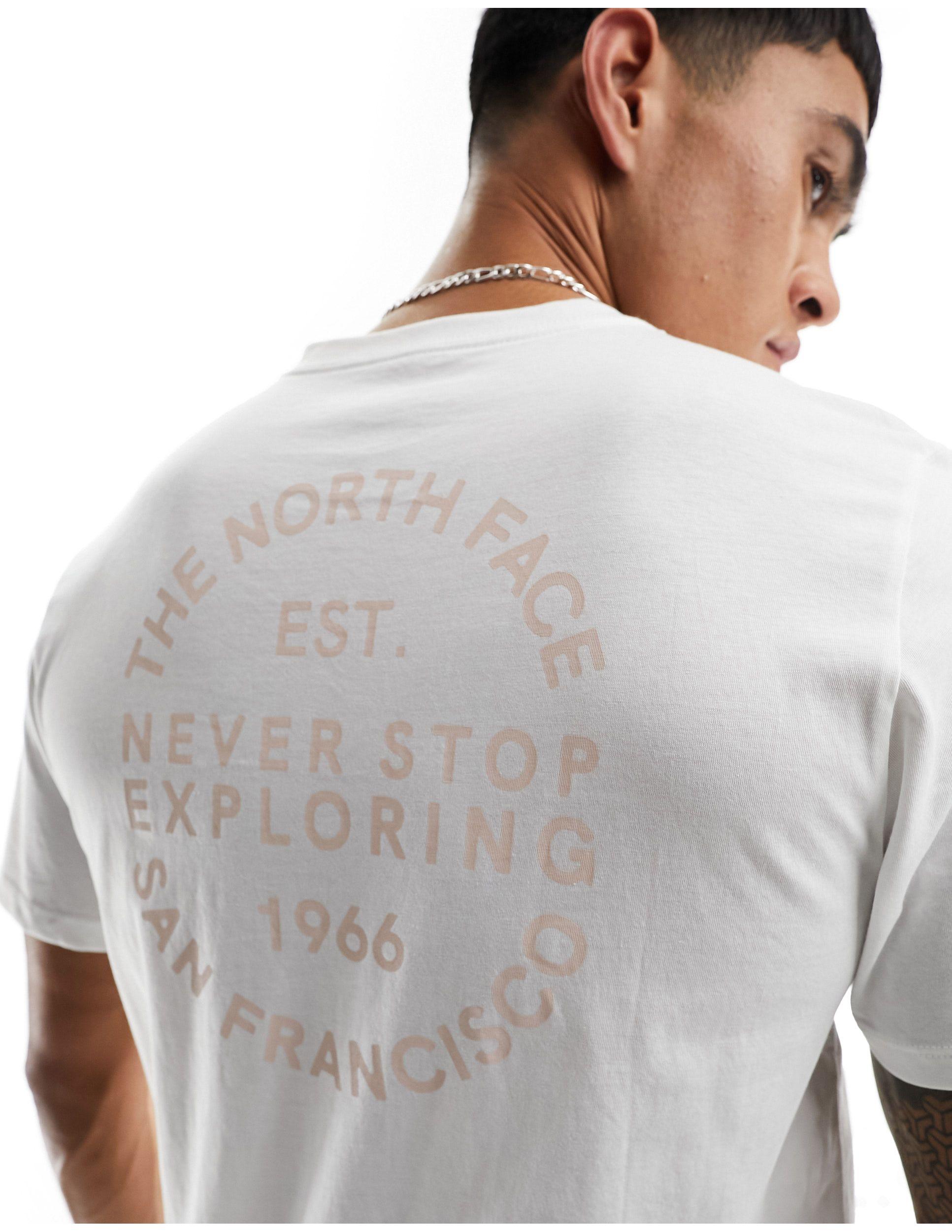 The North Face Store 66 Back Print T-shirt in White for Men | Lyst