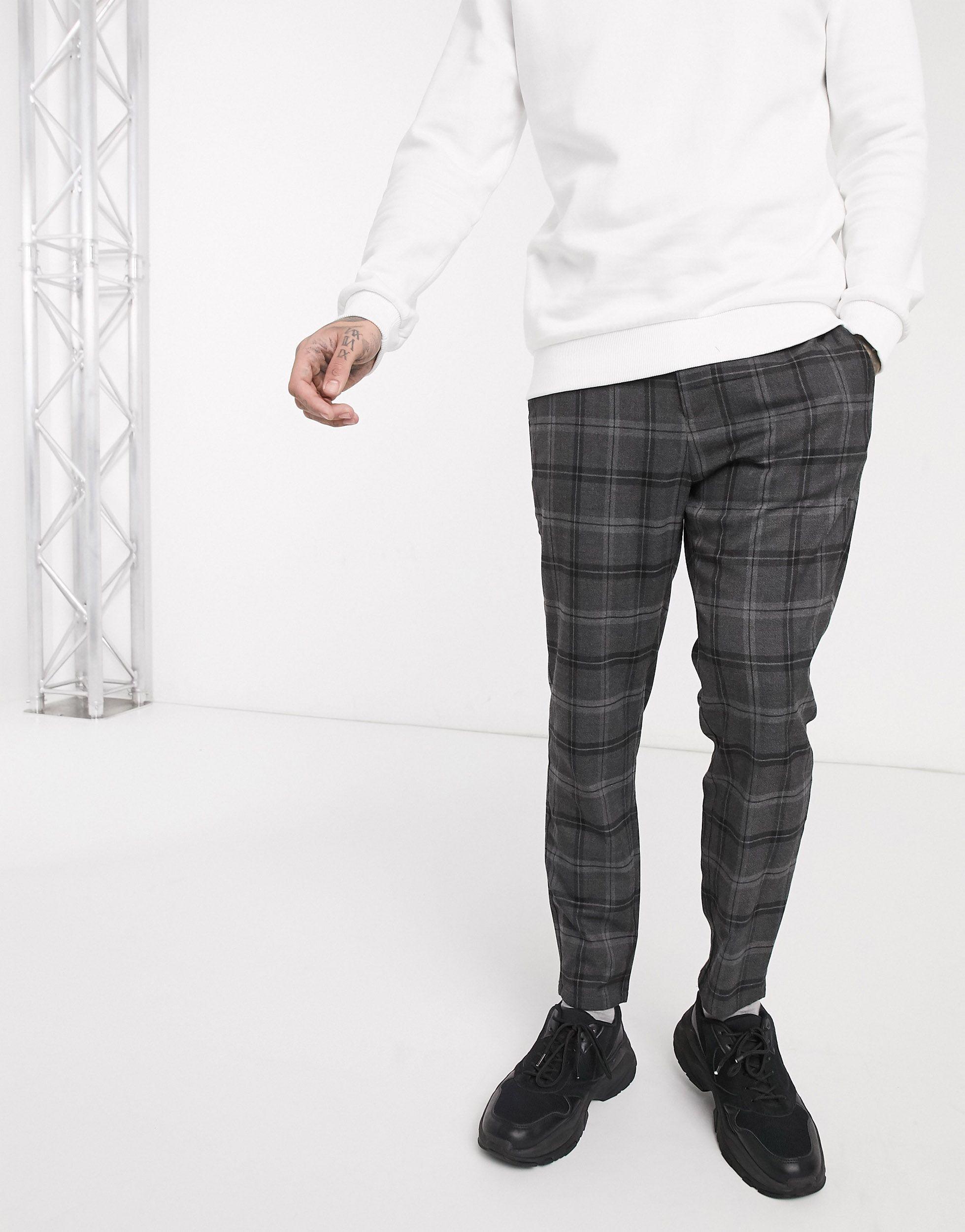 Pantalones ajustados a gris oscuro de hombre de color Lyst