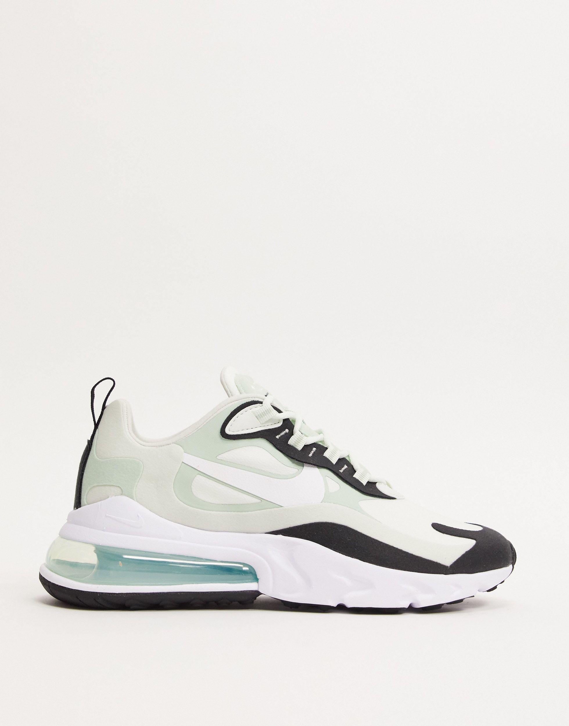 Nike Air Max 270 React Mint Green Sneakers | Lyst